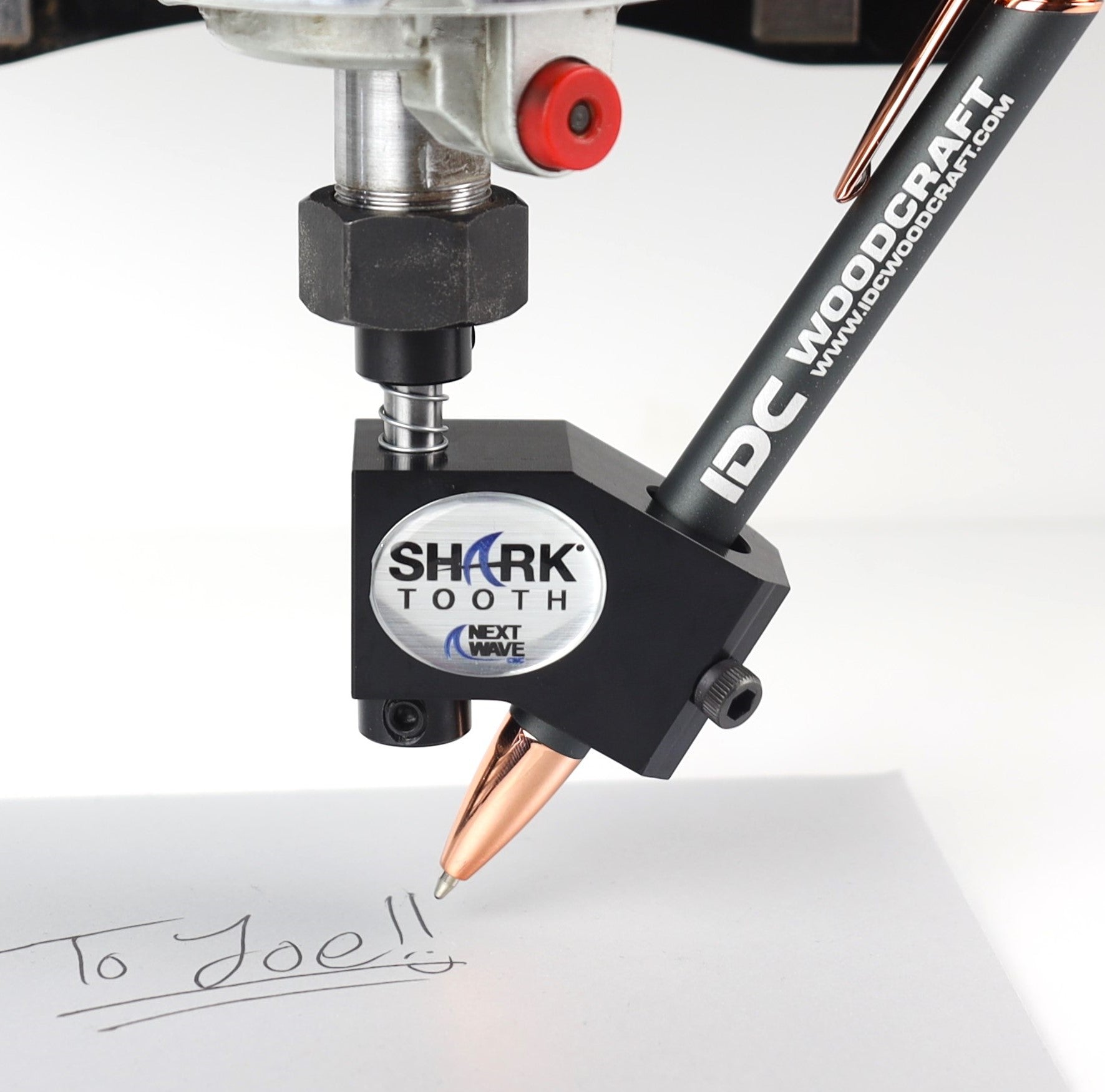 Shark Tooth Drawing/Writing Tool For CNC Routers, 1/4 Shank