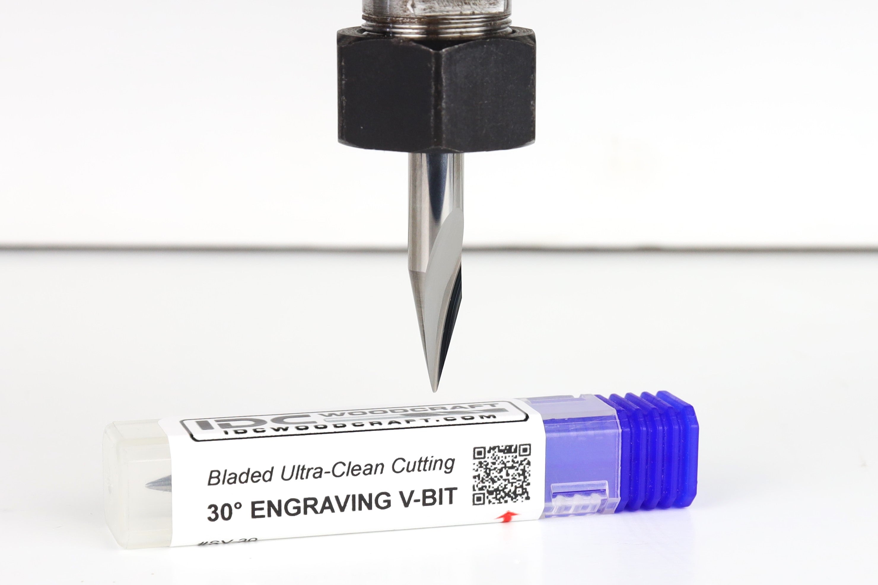 30 Degree EXTREME DETAIL V-bit Bit for CNC Routers, 1/4 Shank