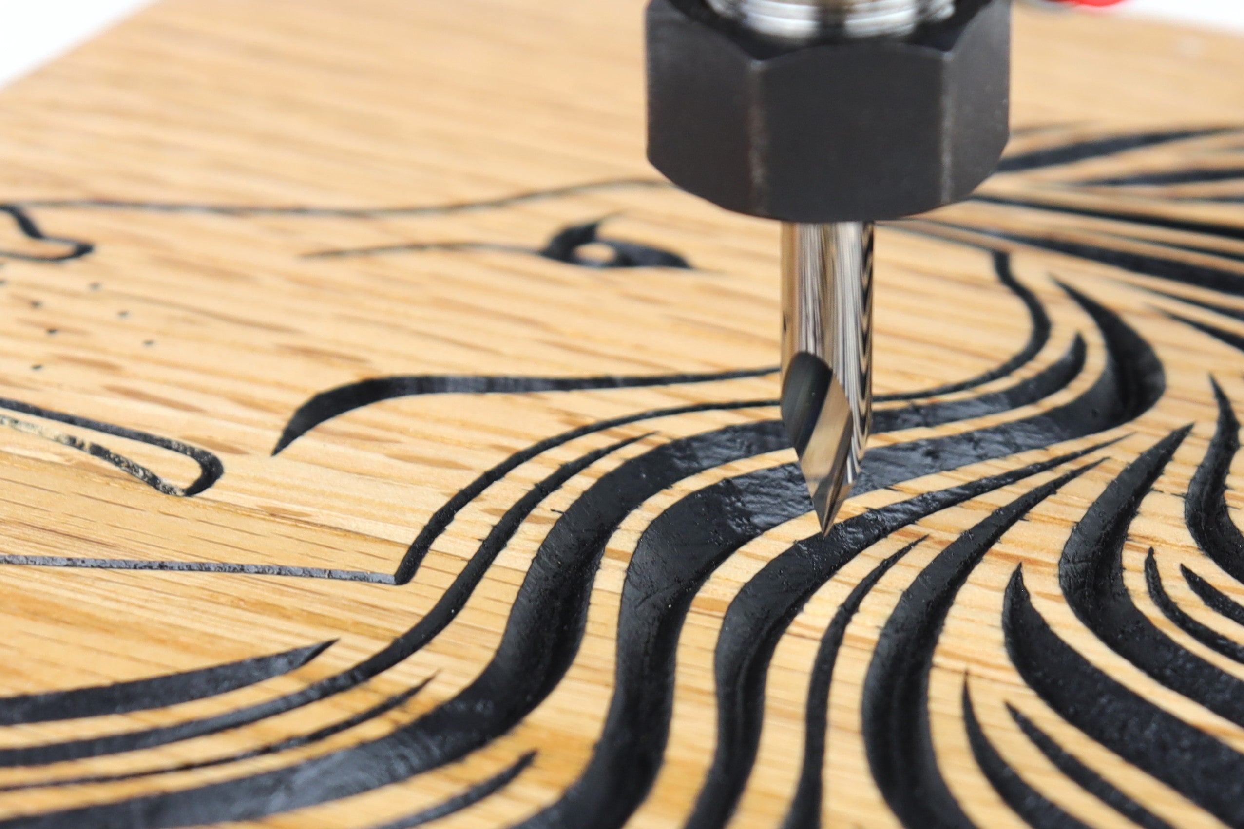 Ultra-Clean Cutting 60 Degree V-bit for CNC Routers, 1/4 Shank