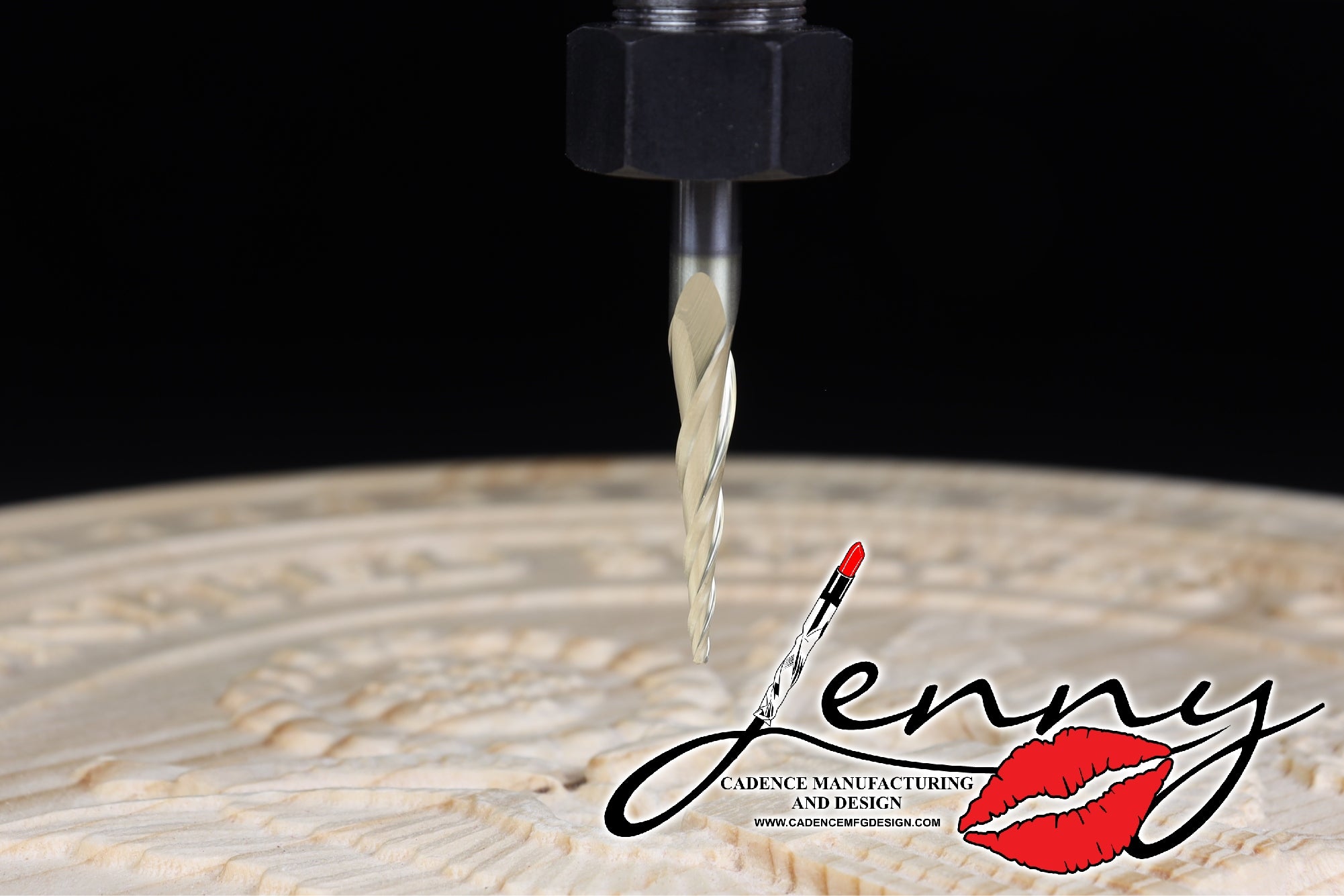 "The Skinny Jenny" 1/16" Taper Ball Nose Endmill for CNC Routers, 1/4" Shank