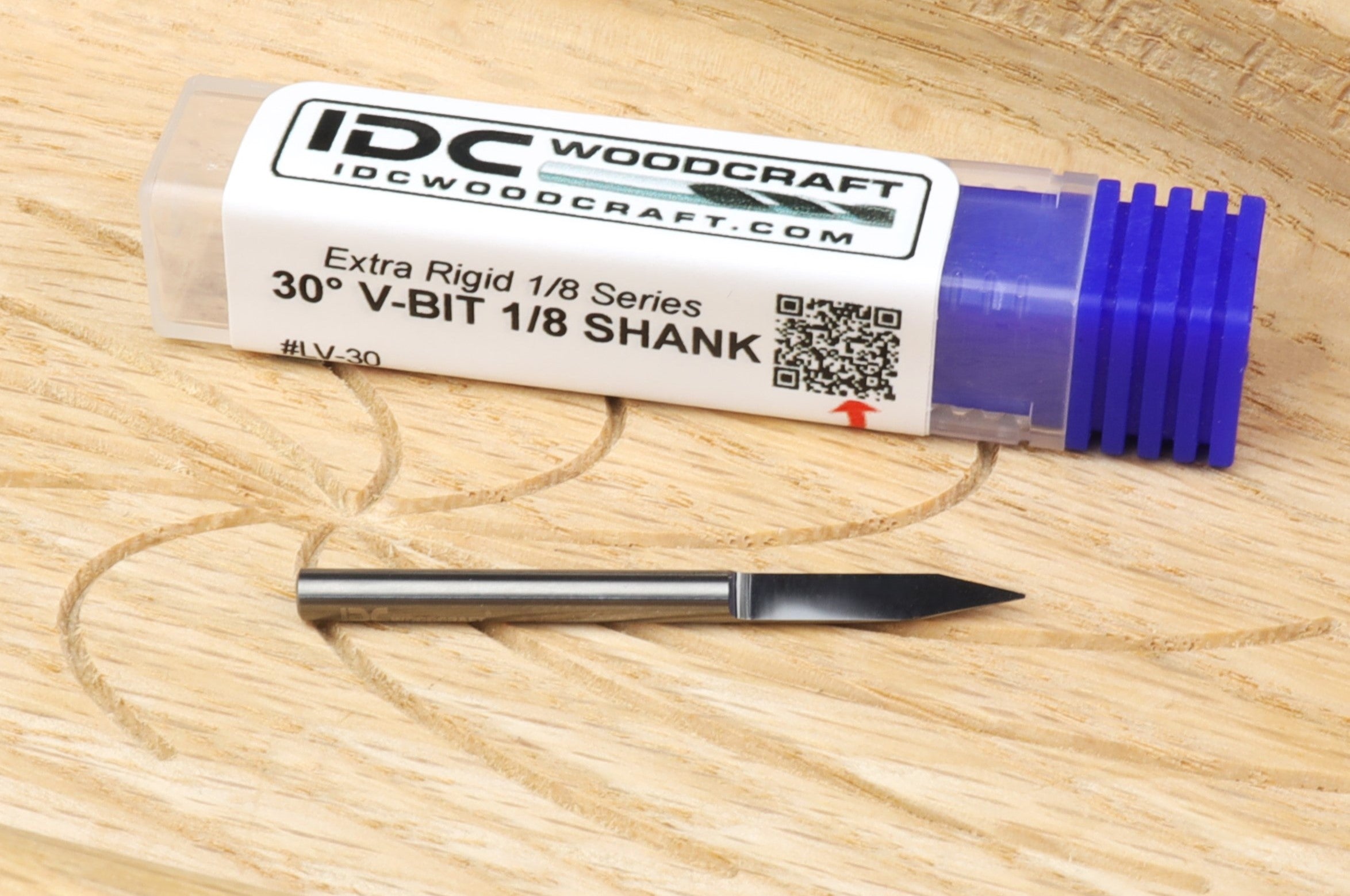 Deluxe 1/8 Shank 30 Degree Engraving V-Bit for CNC Routers