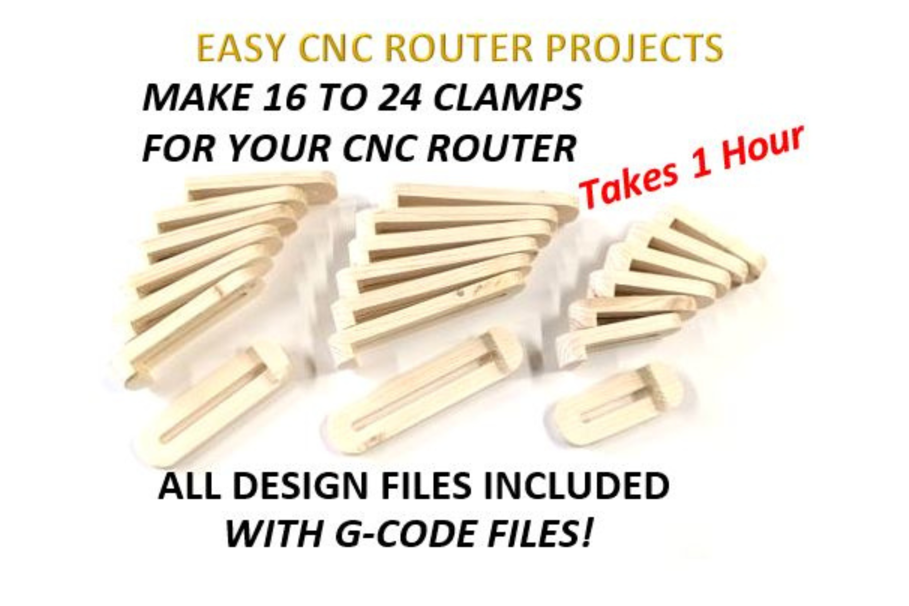 Make your Own CNC Router Clamps - Easy CNC Router Projects