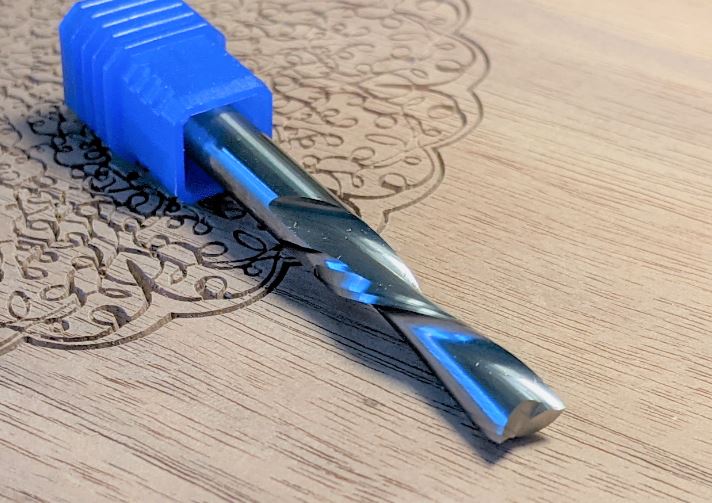 1/4" carbide down cut endmill for cnc routers