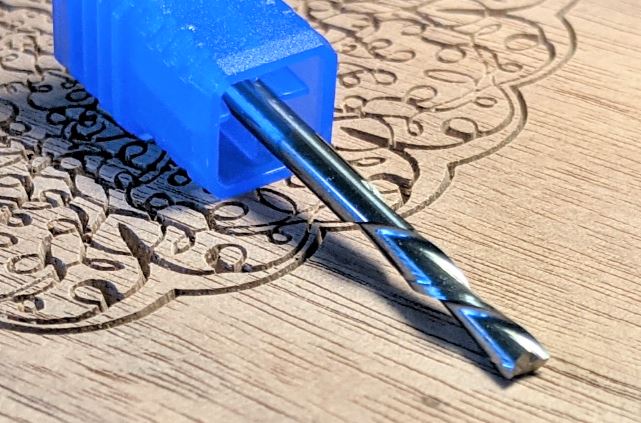1/8" carbide down cut endmill for cnc routers