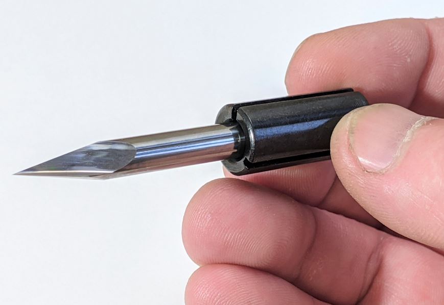 1/2" to 1/4" collet reducer for CNC router