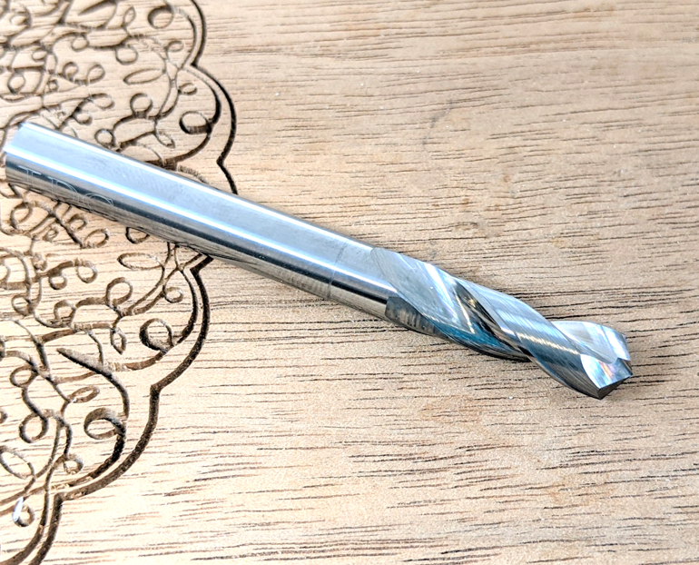 Extreme-Performance 1/4" Drill Bit for CNC Routers, 1/4" Shank