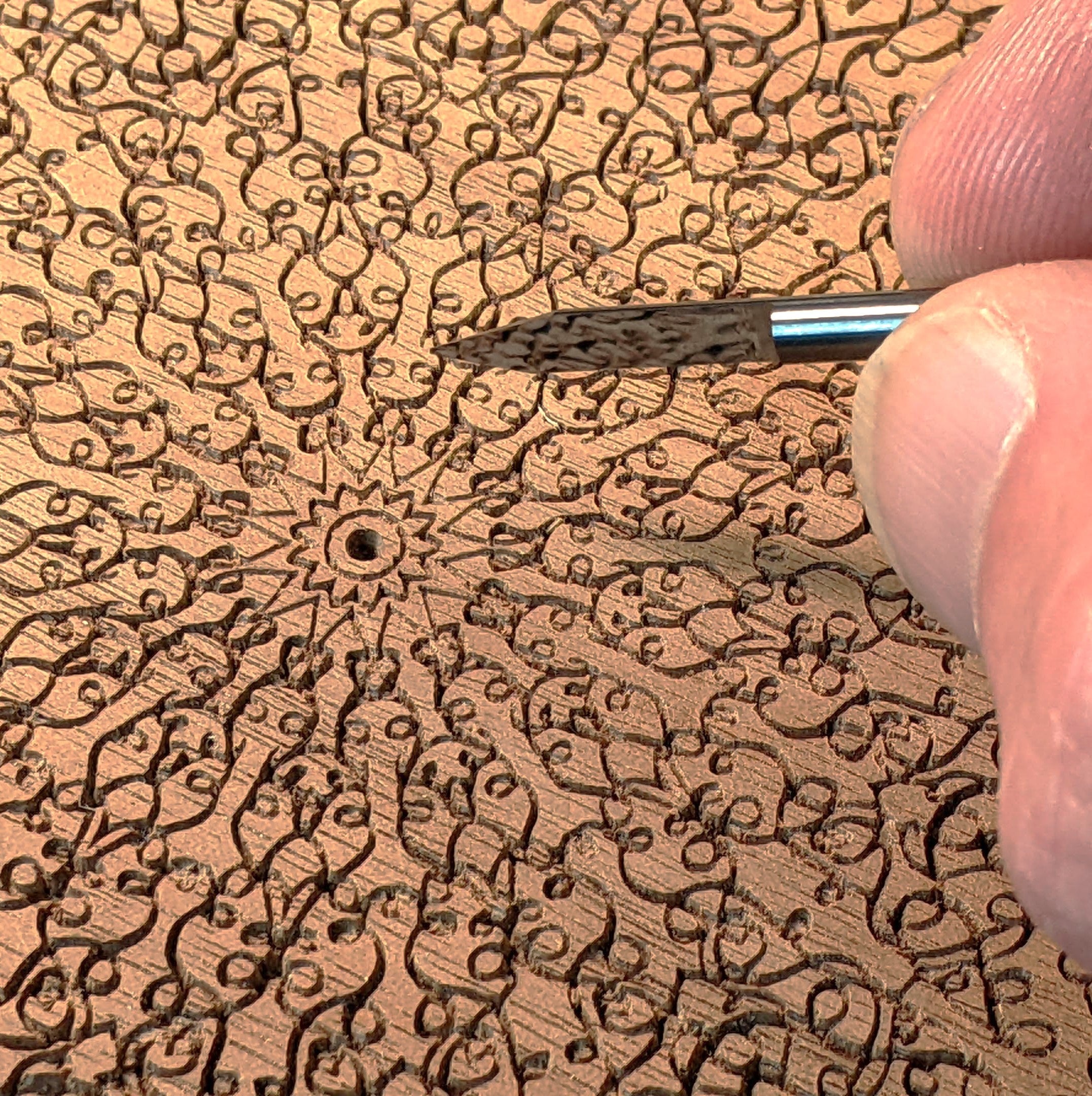 1/8" 30 degree v bit for cnc router bit projects on the 3018 pro