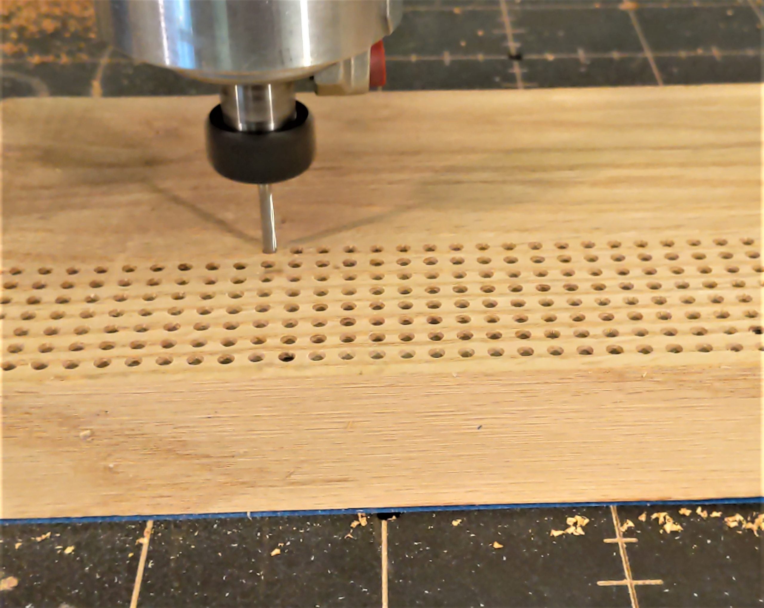 1/8" Carbide drill bit for cnc router projects like cribbage boards