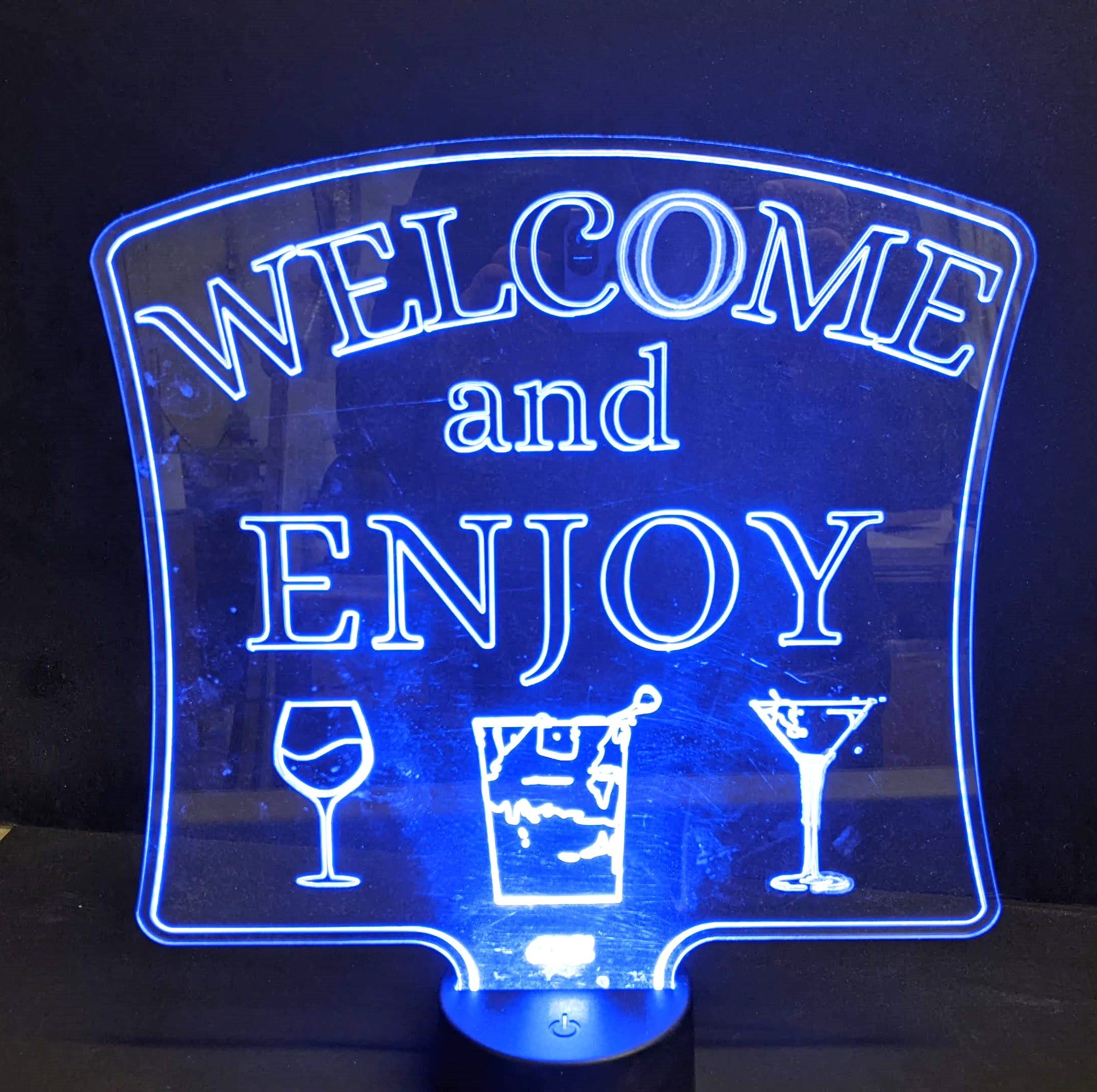acrylic plastic engraving and cutting results on a cnc router