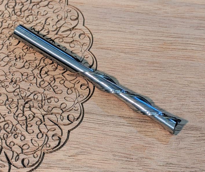 extra long 1/4" end mill set for guitar making with a cnc router