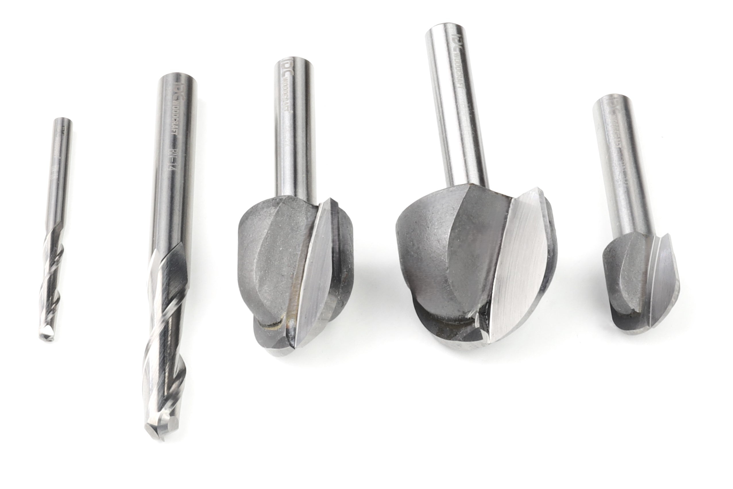 Ultra-Clean Cuts, 30, 60 & 90 Degree V-Bit Set For CNC Routers, 1/4 Sh ...