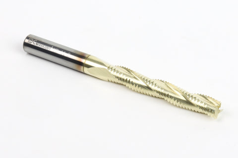 The HOG 1/4" Roughing Endmill Bit For CNC Routers, 1/4" Shank