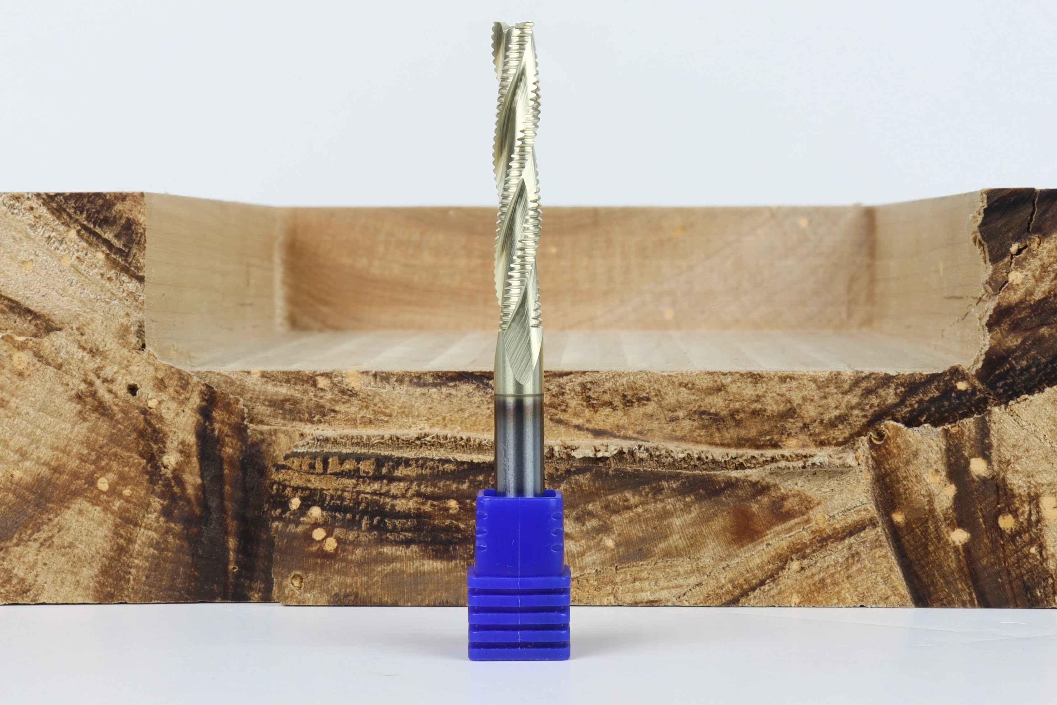 The HOG 1/4" Roughing Endmill Bit For CNC Routers, 1/4" Shank