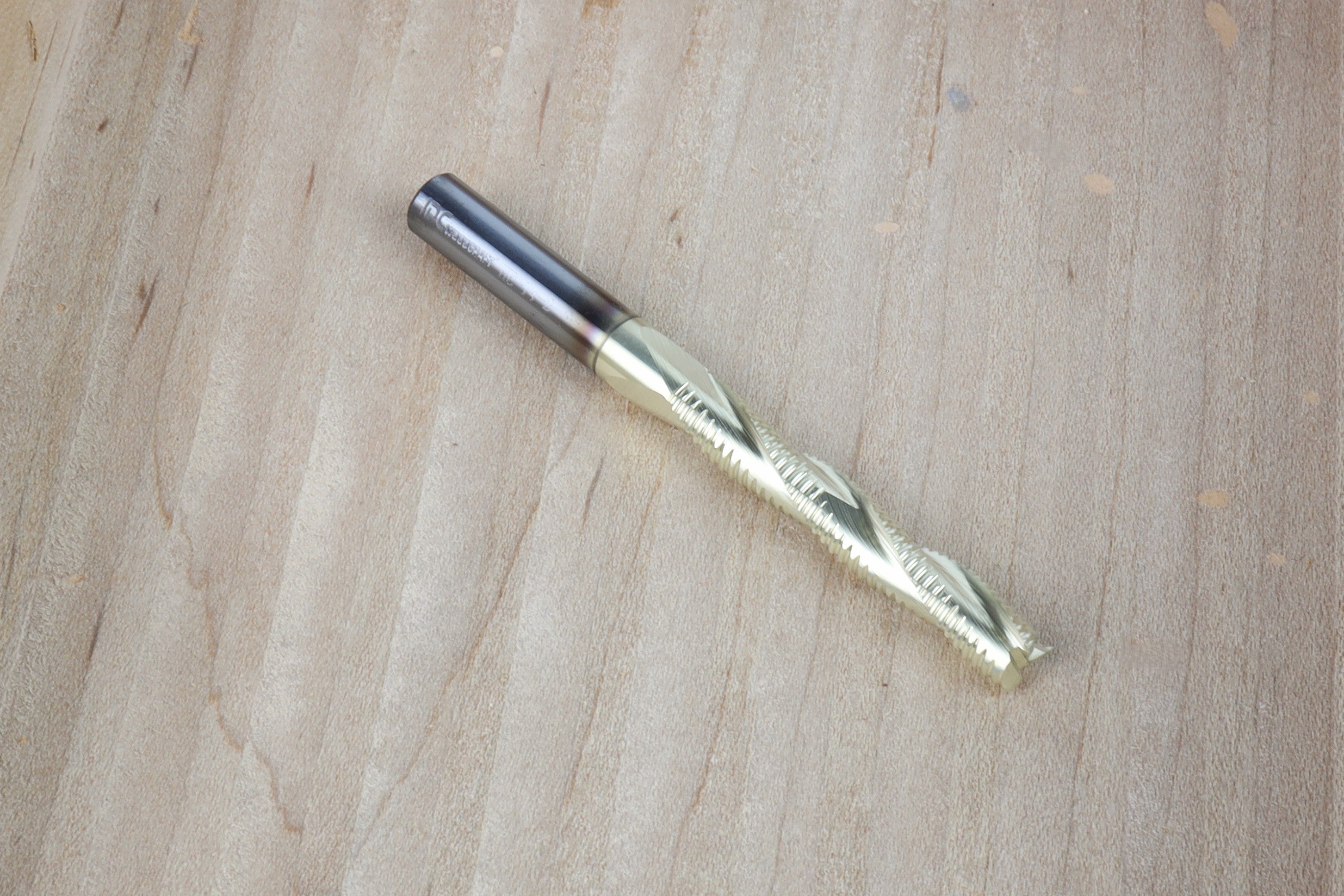 The HOG 1/4" Roughing Endmill Bit For CNC Routers, 1/4" Shank