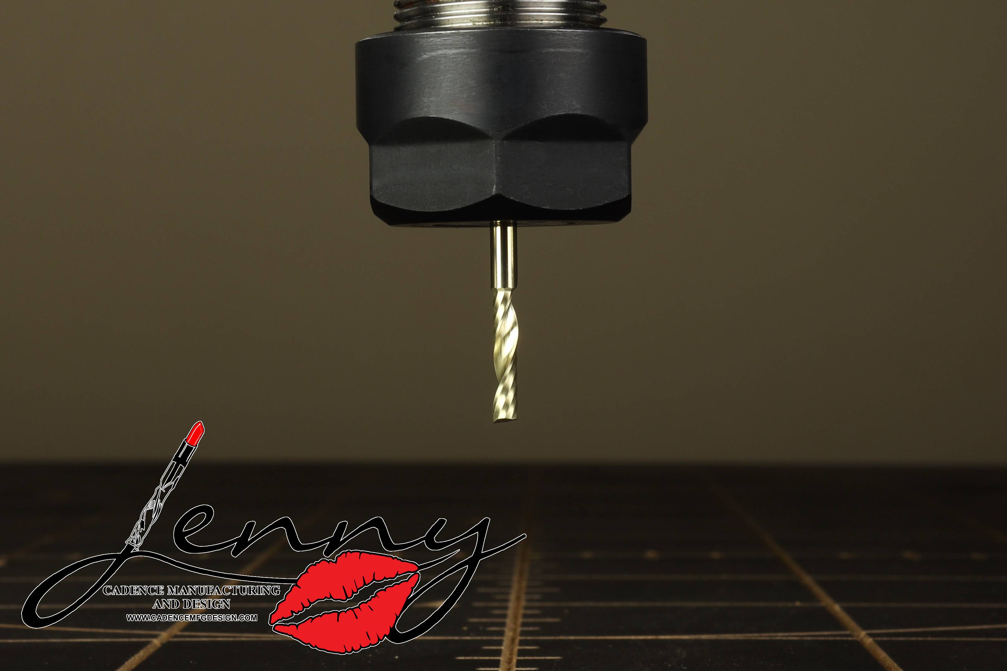 "Oh, Jenny" 1/8" OFlute Endmill for CNC Routers, 1/8" Shank