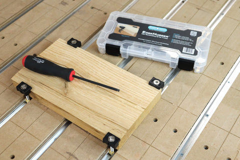 EdgeHugger™ Clamp Kit - Ultra-Low Profile CNC T-Track Workholding System