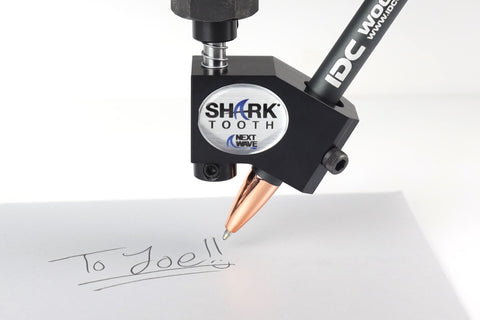 Shark Tooth Drawing/Writing Tool For CNC Routers, 1/4 Shank