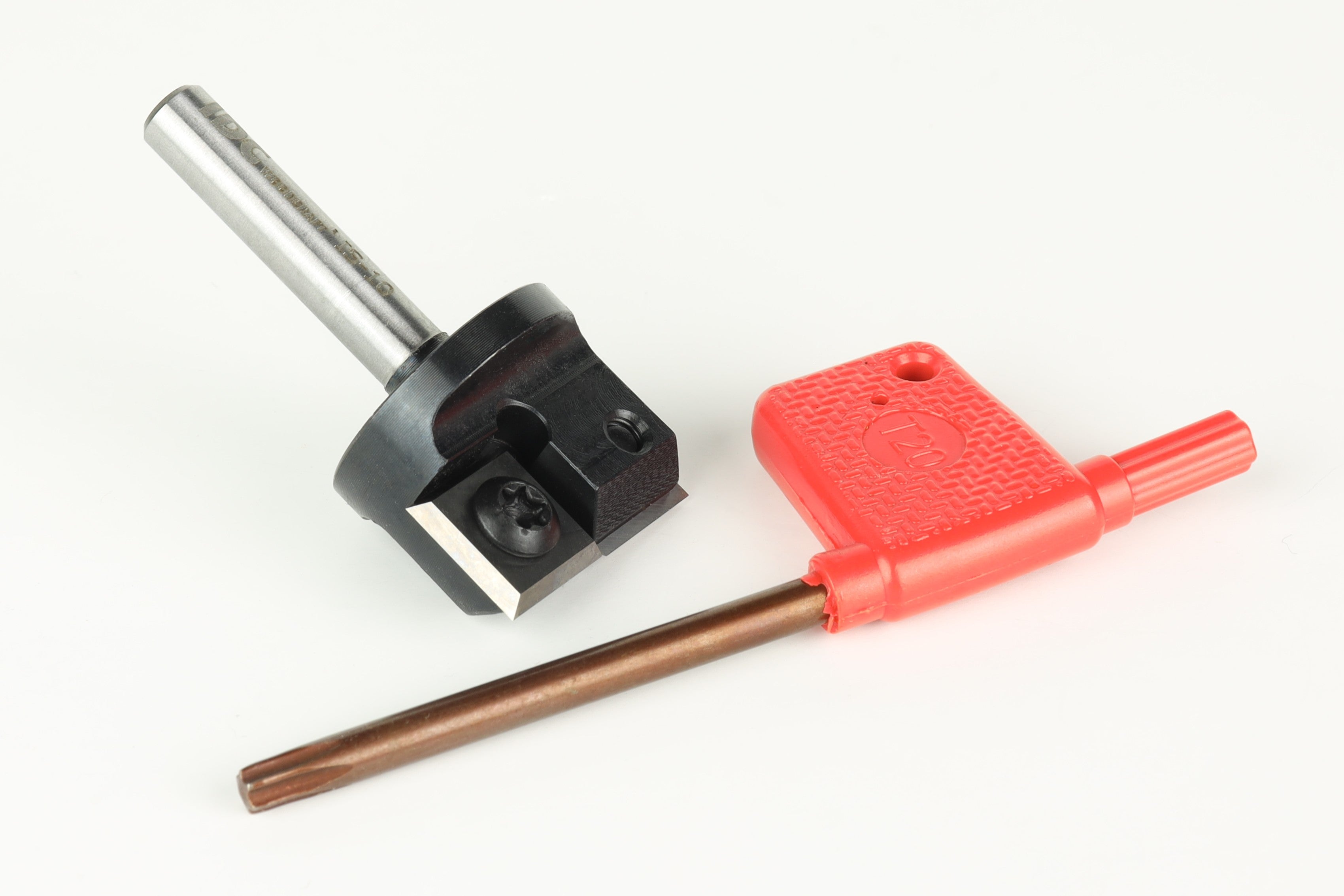 1" Indexable Insert Surfacing Bit for CNC Routers – 1/4" Shank, 2-Flute High-Speed Spoilboard Cutter
