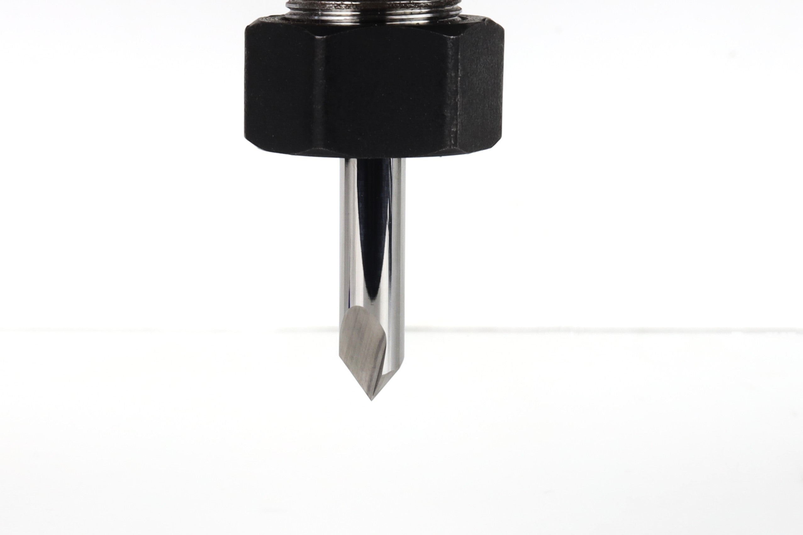 Ultra-Clean Cutting 90 Degree V-Bit for CNC Routers, 1/4 Shank