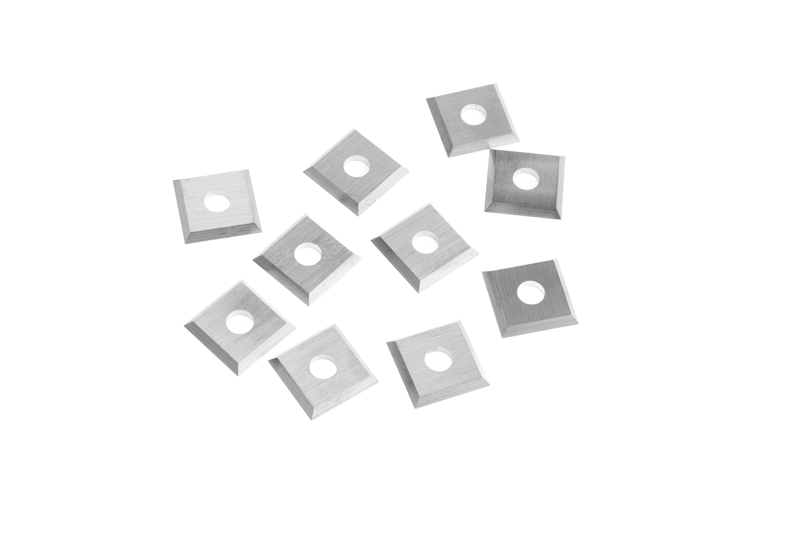 Replacement Carbide Inserts and Fasteners for 1" Insert Surfacing Bit (2 Pack, 10 Pack)