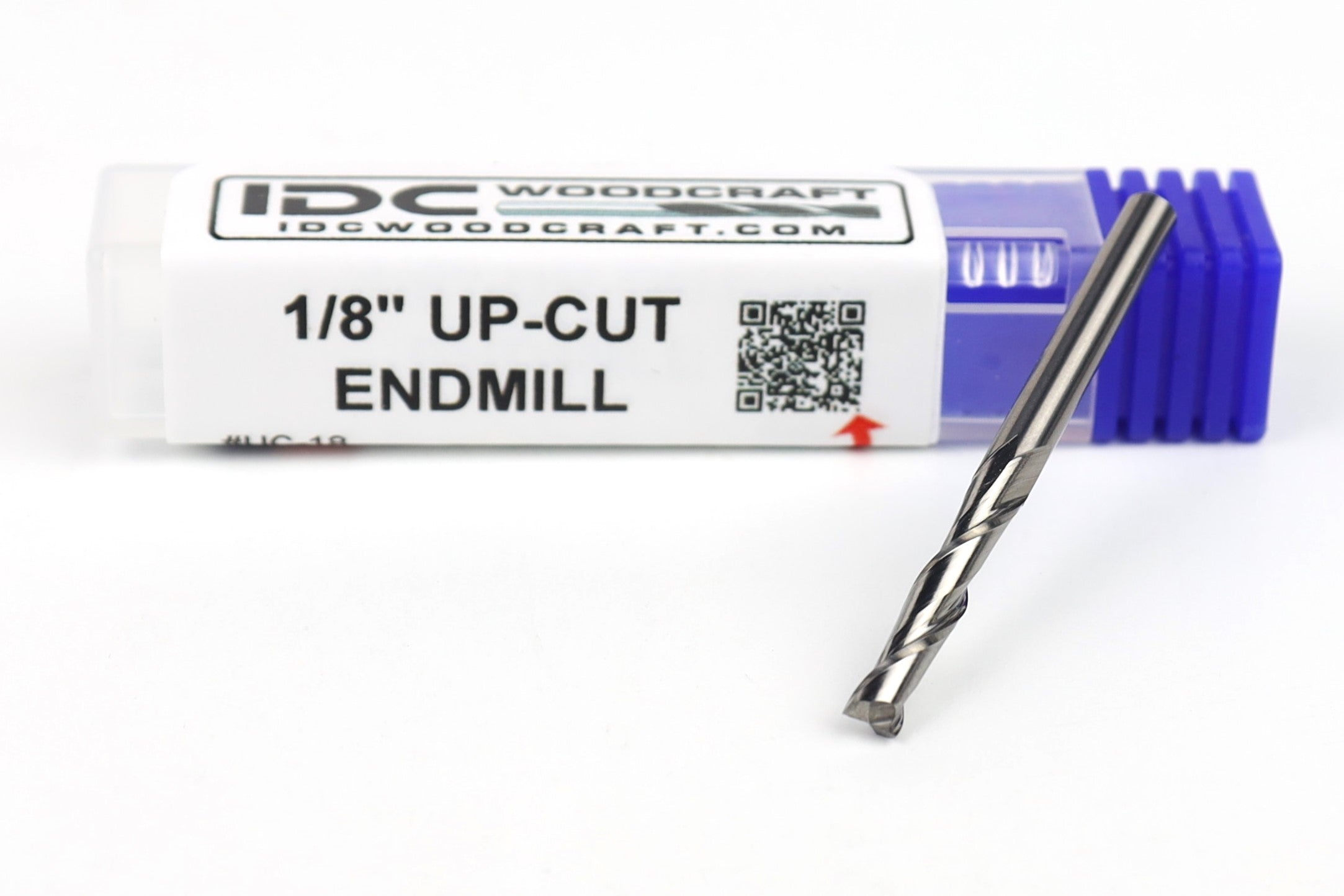 1/8" Up-Cut Endmill Bit (Drilling Capable) For CNC Routers (set of 2)