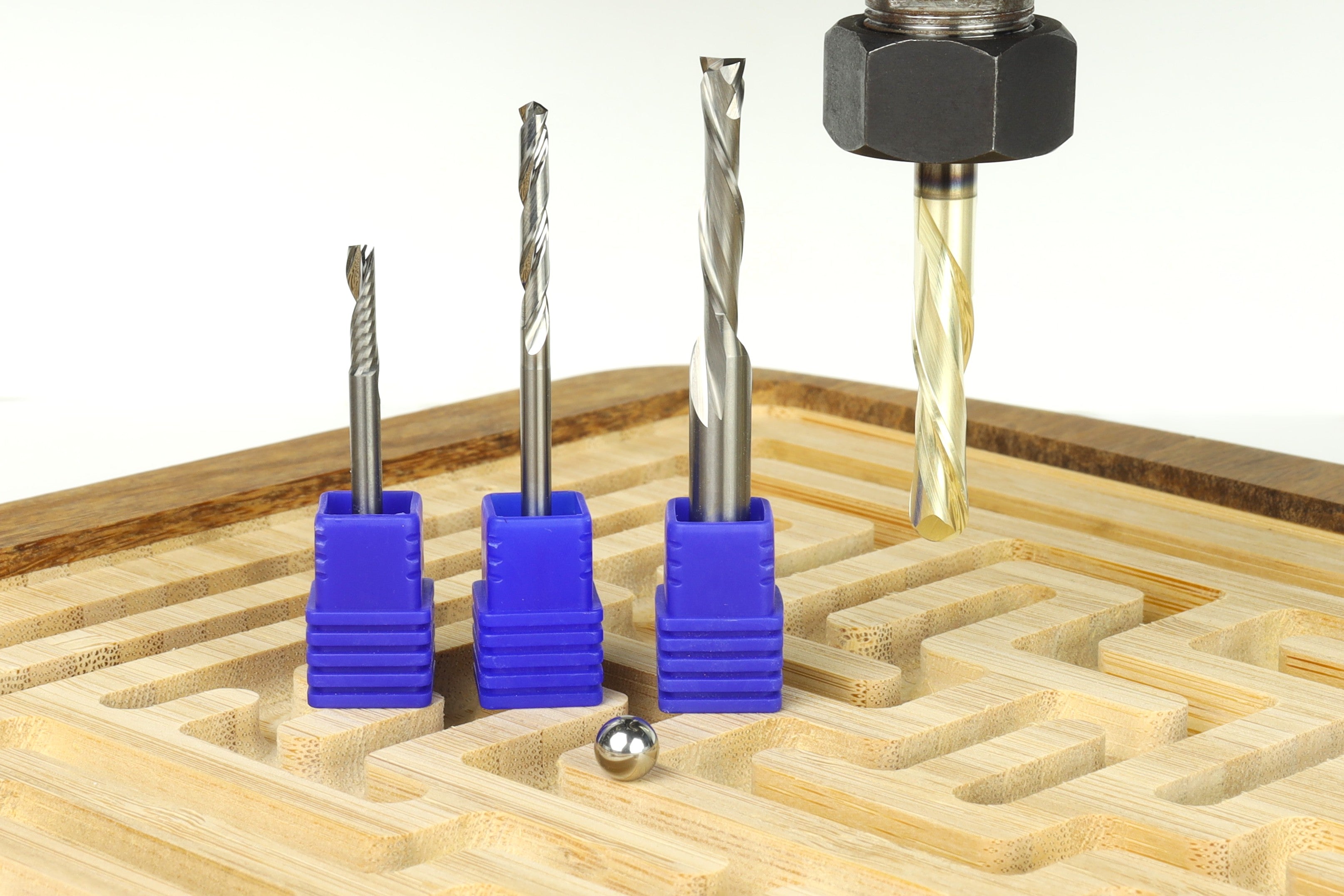 CNC Bit Set for Marble Maze Making w/ FREE Maze Design Files – IDC ...