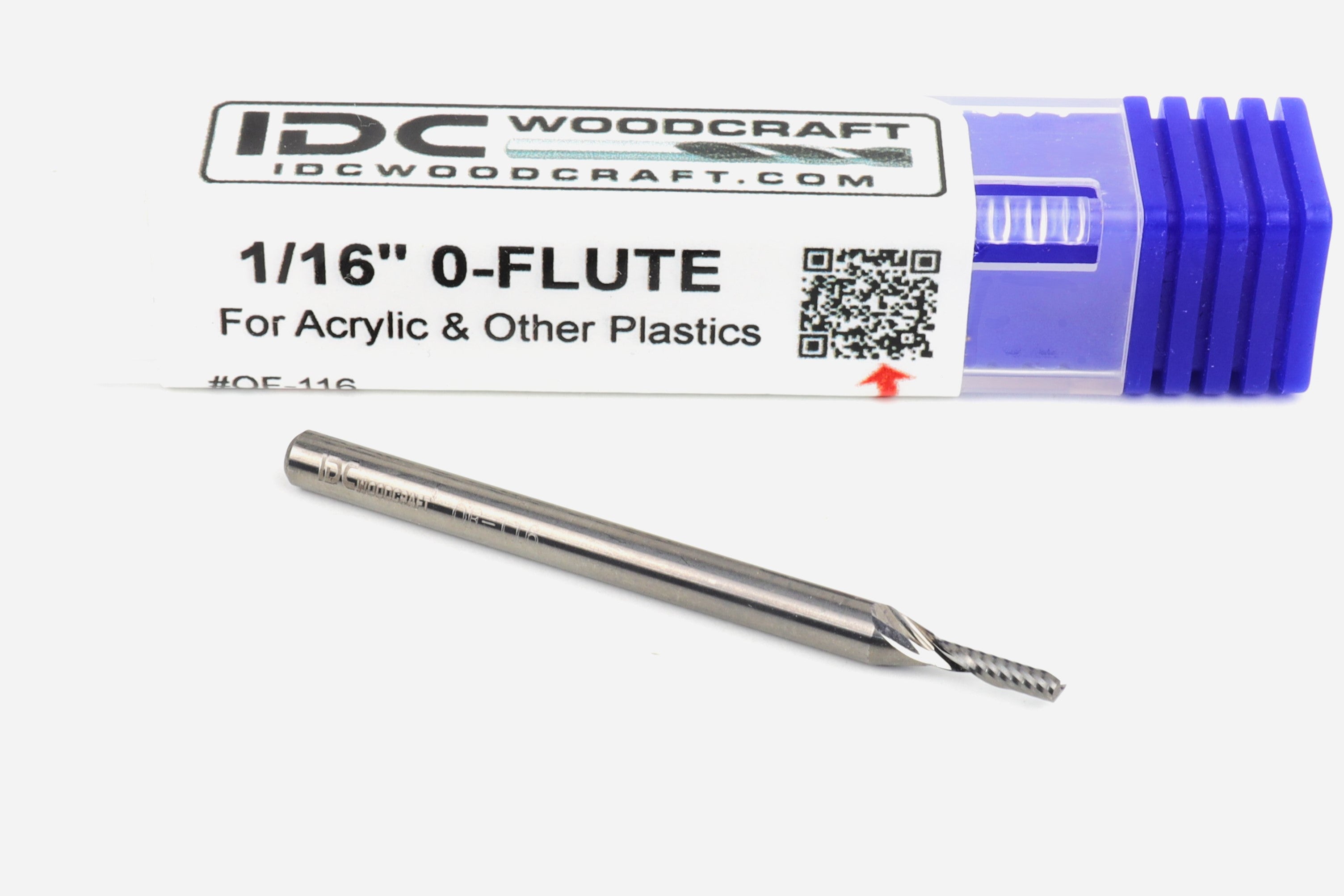1/16" Acrylic Router Bit For For CNC Routers, 1/8" Shank