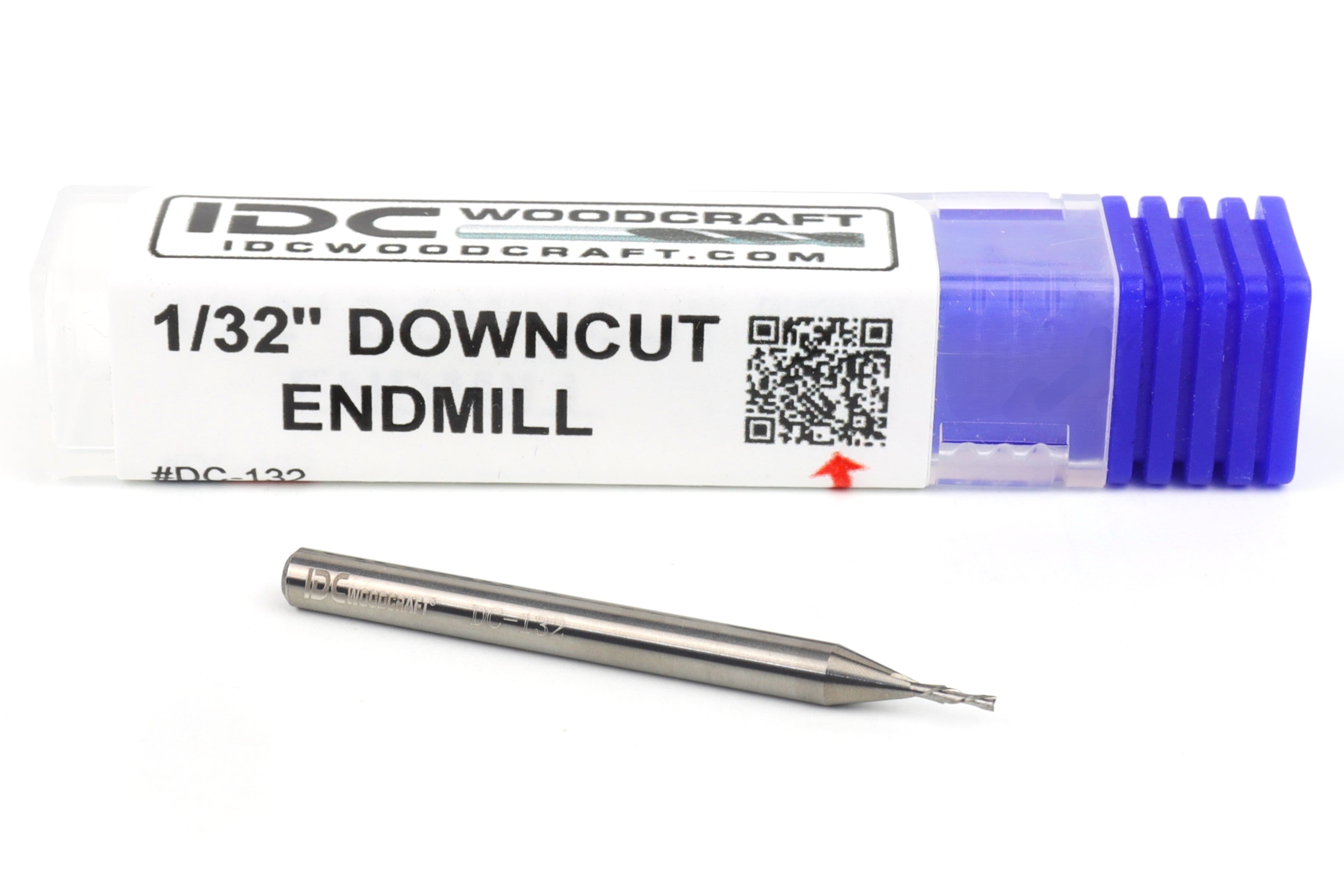 High-Detail 1/32 Down Cut Endmill Bit For CNC Routers, 1/8 Shank