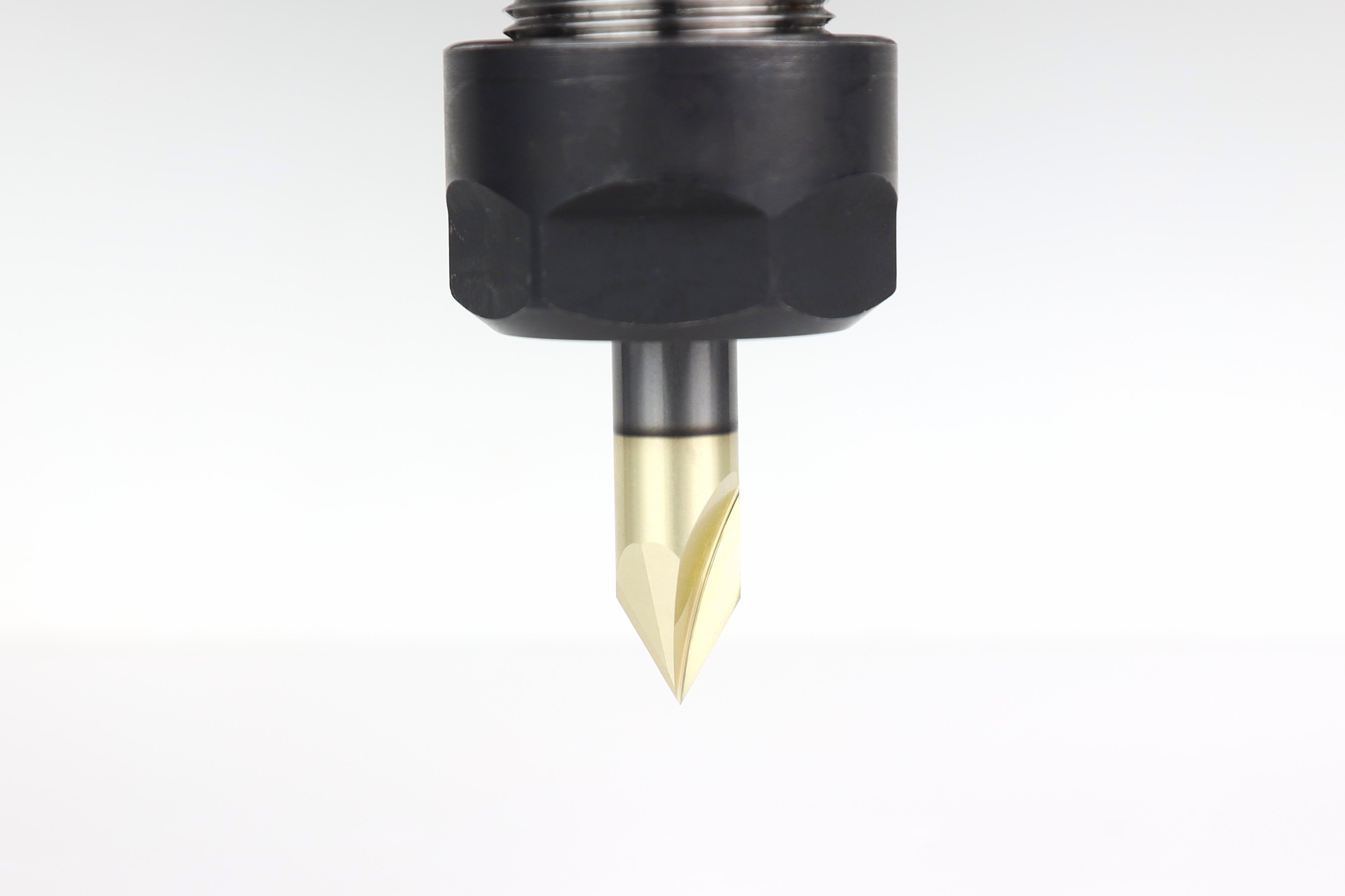 Ultra-Clean Cutting 60 Degree V-bit for CNC Routers, 3/8