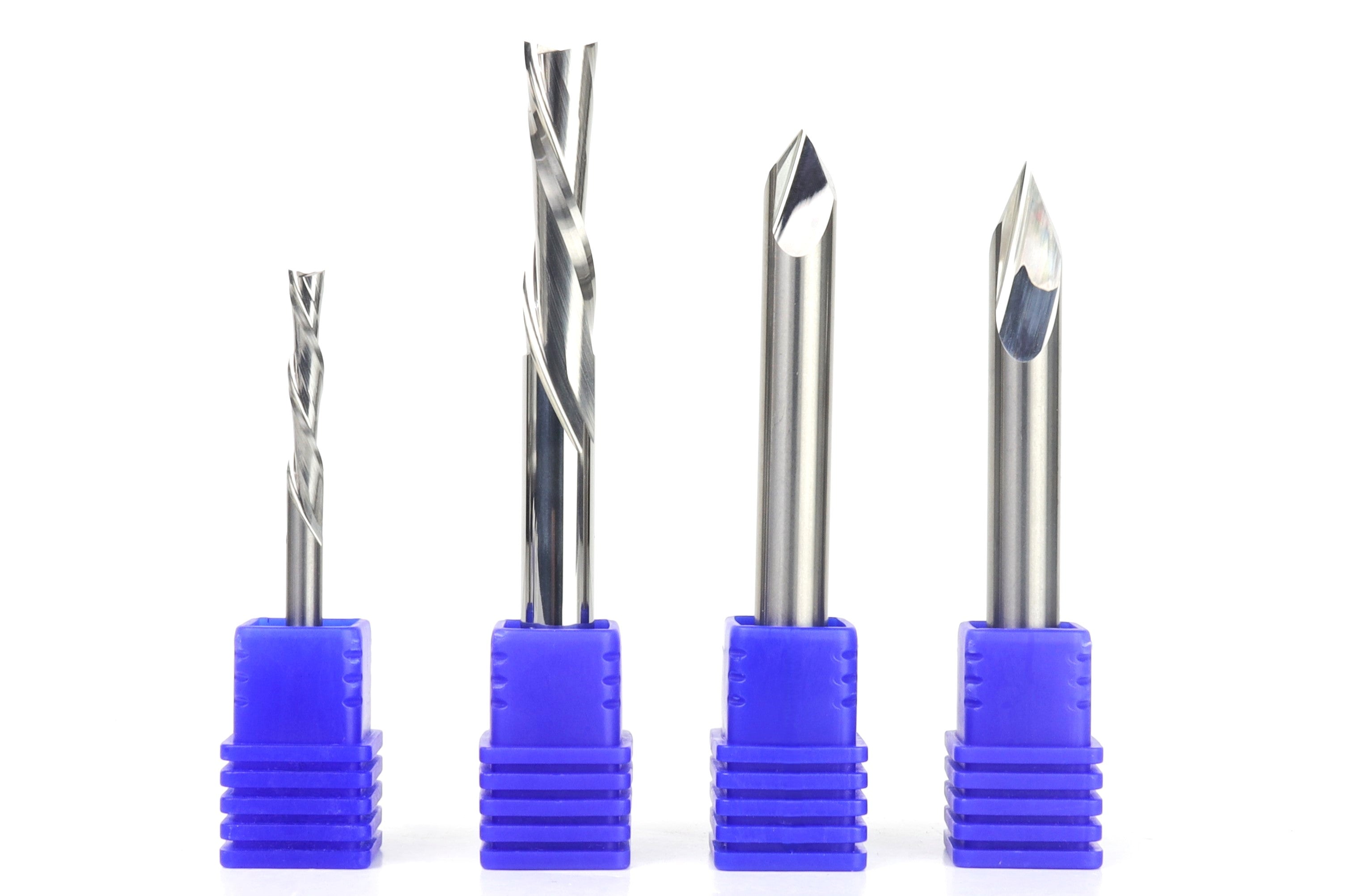 CNC Router Bits 4 Piece Backup Set