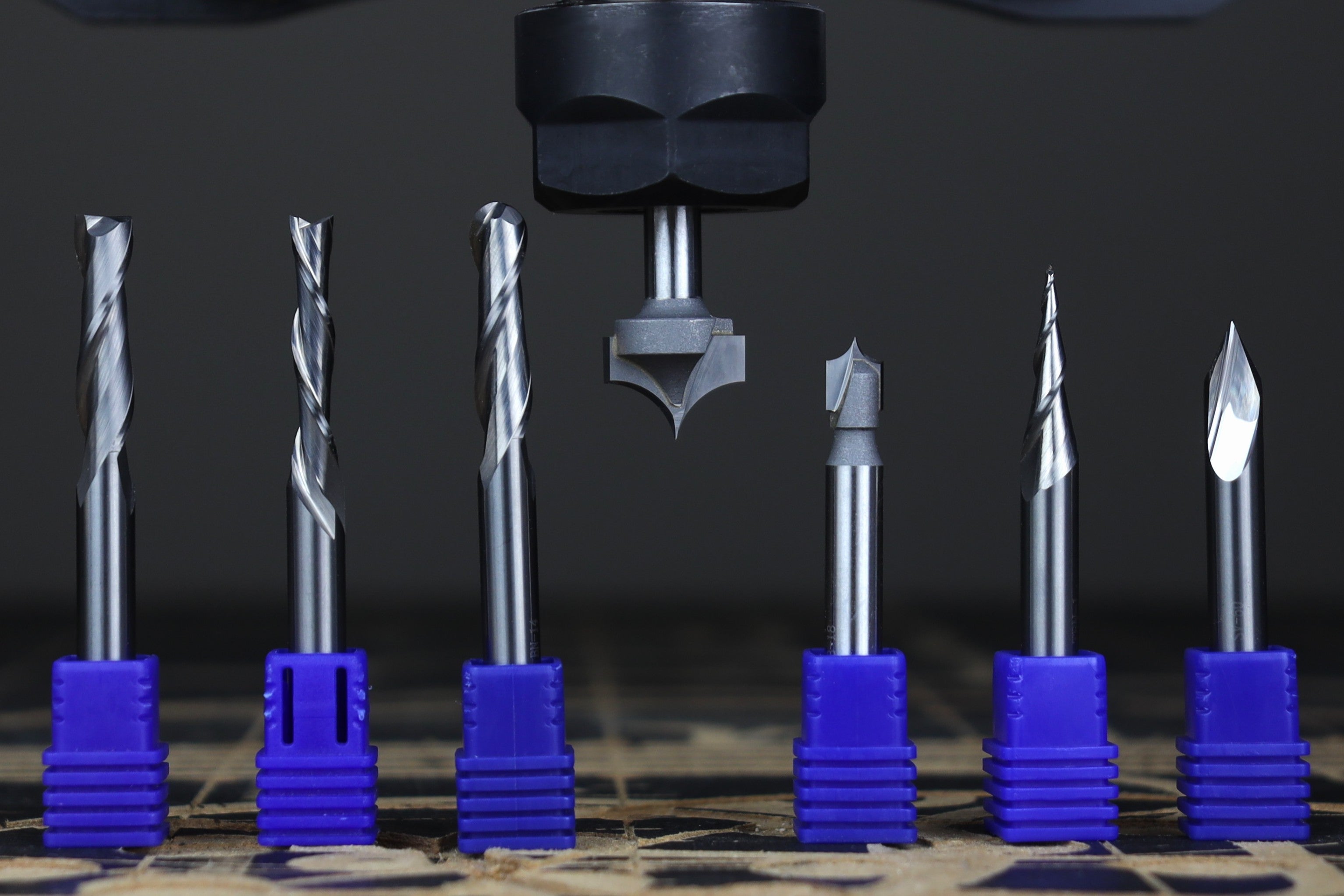 CNC Router Bit Set for Card & Game Piece Holder-Making w/ FREE Design Files