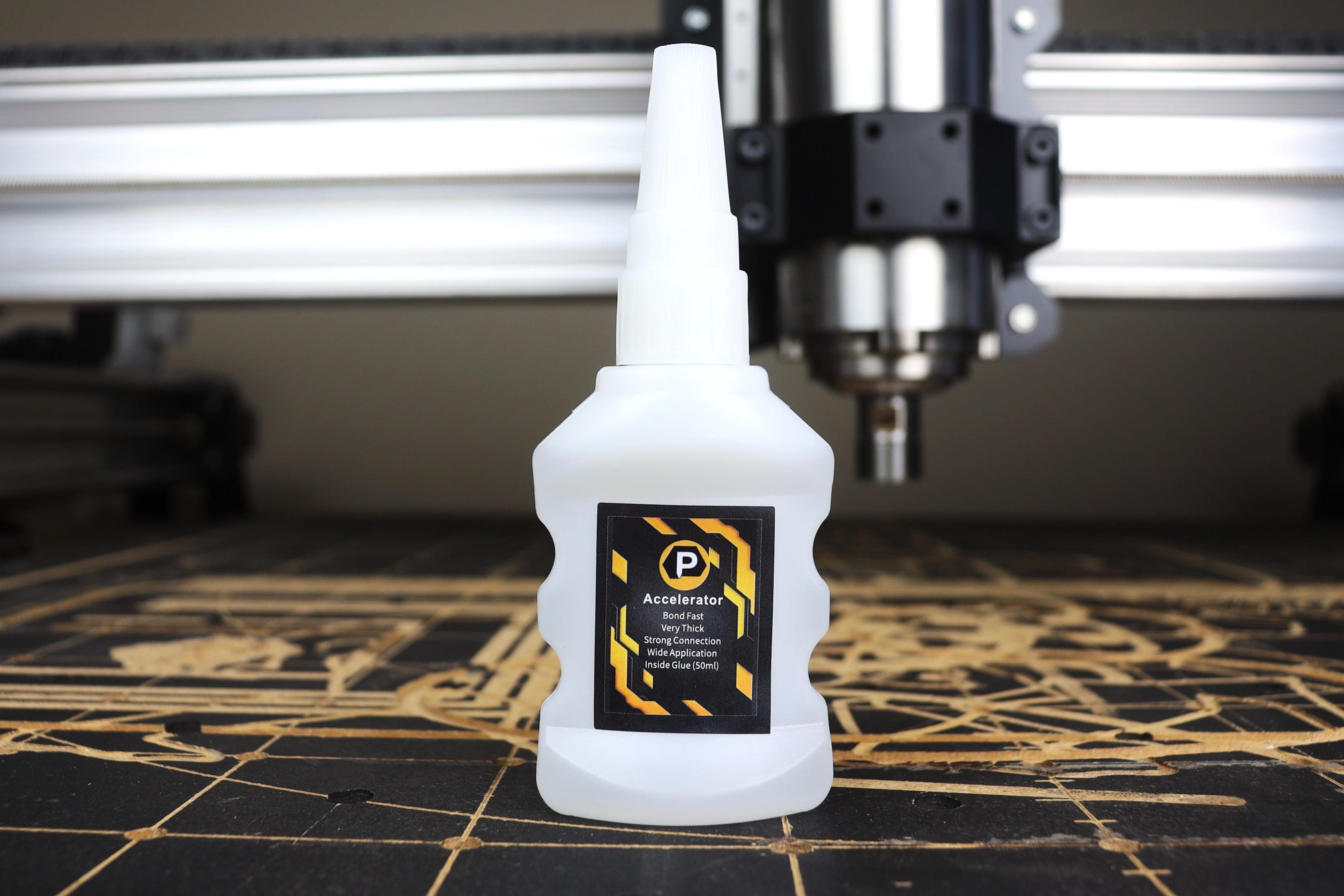 CA Glue for CNC Hold-Down – Premium Thick Formula + Activator (PWN brand)