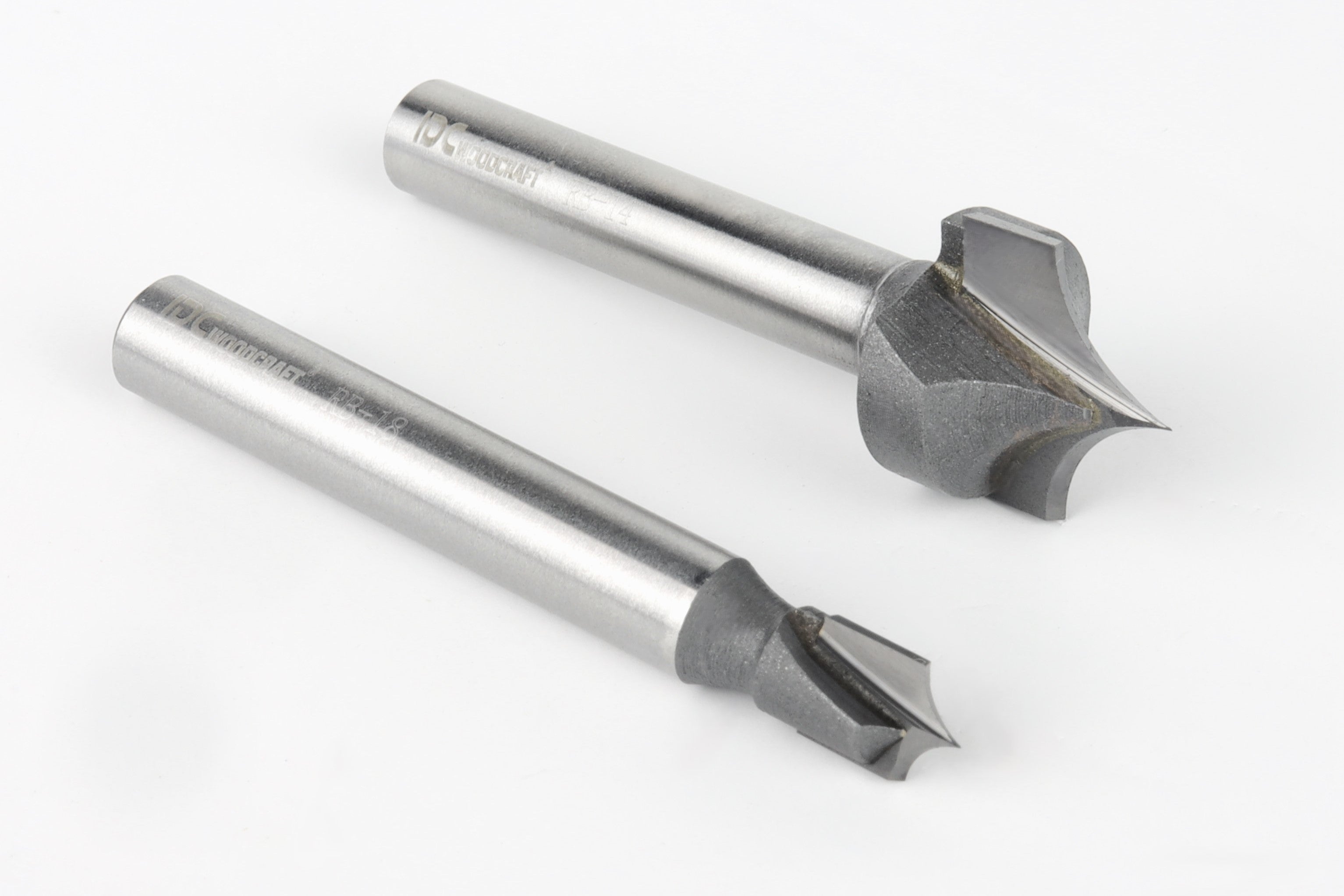 Edge Rounding Bit Set 1/4 & 1/8 Radius Pointed Tip 1/4 Shank For CNC Routers