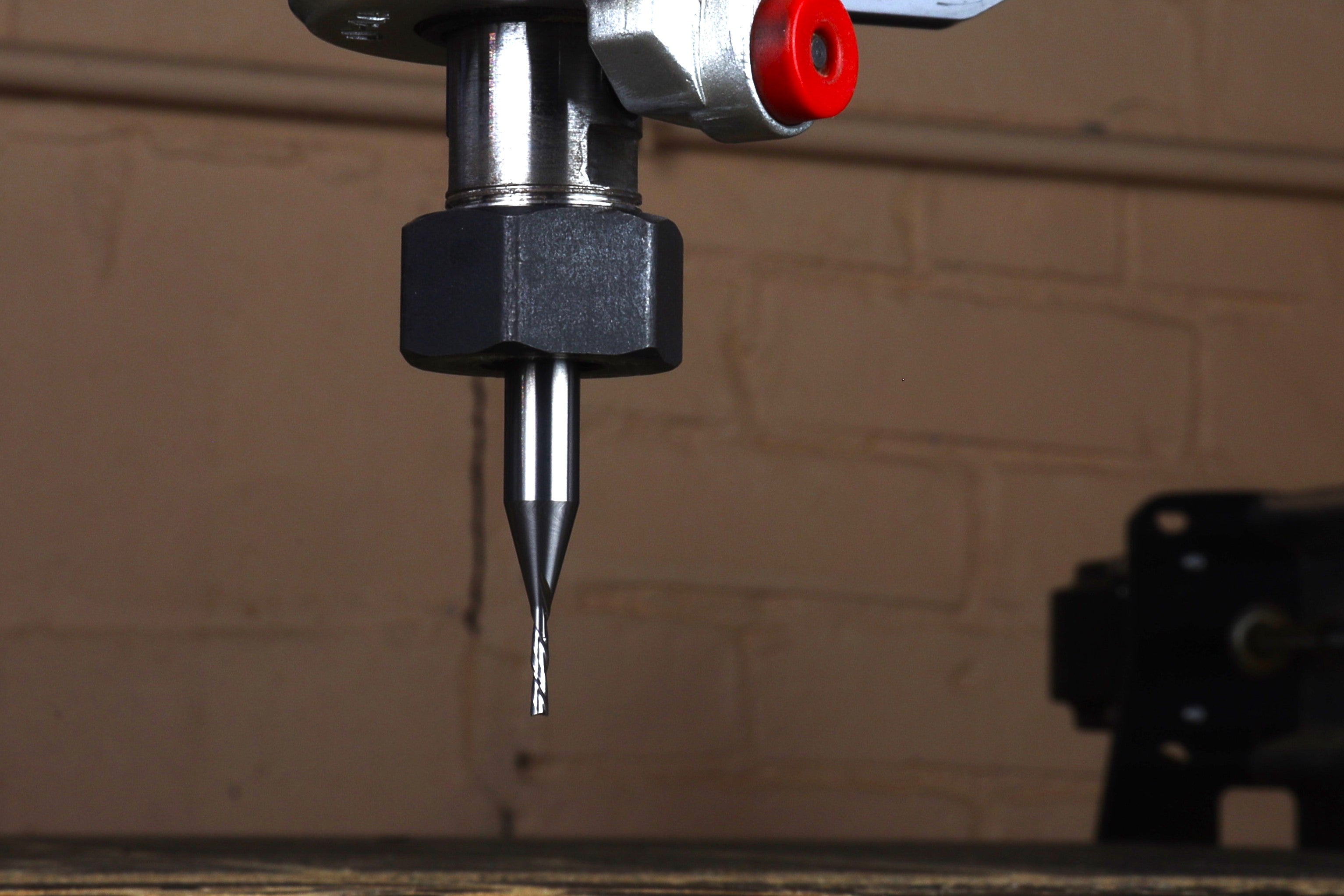 Fine Point Cnc Router Bit 1/16 Down Cut Endmill Bit For CNC Routers for Fine Detail Carving, 1/4 ...