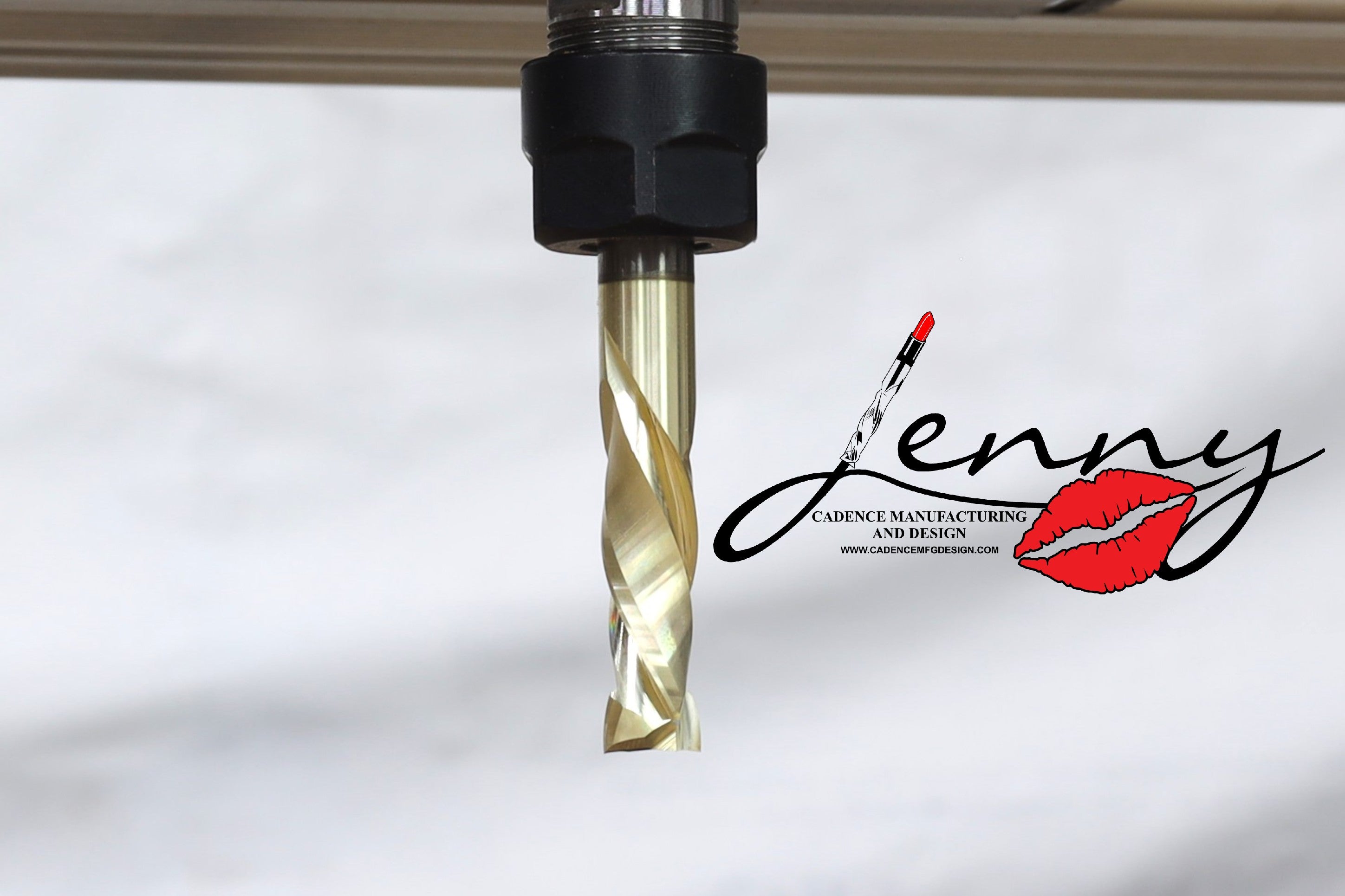 "Jenny" 3/8" Compression Bit for CNC Routers, 3/8" Shank