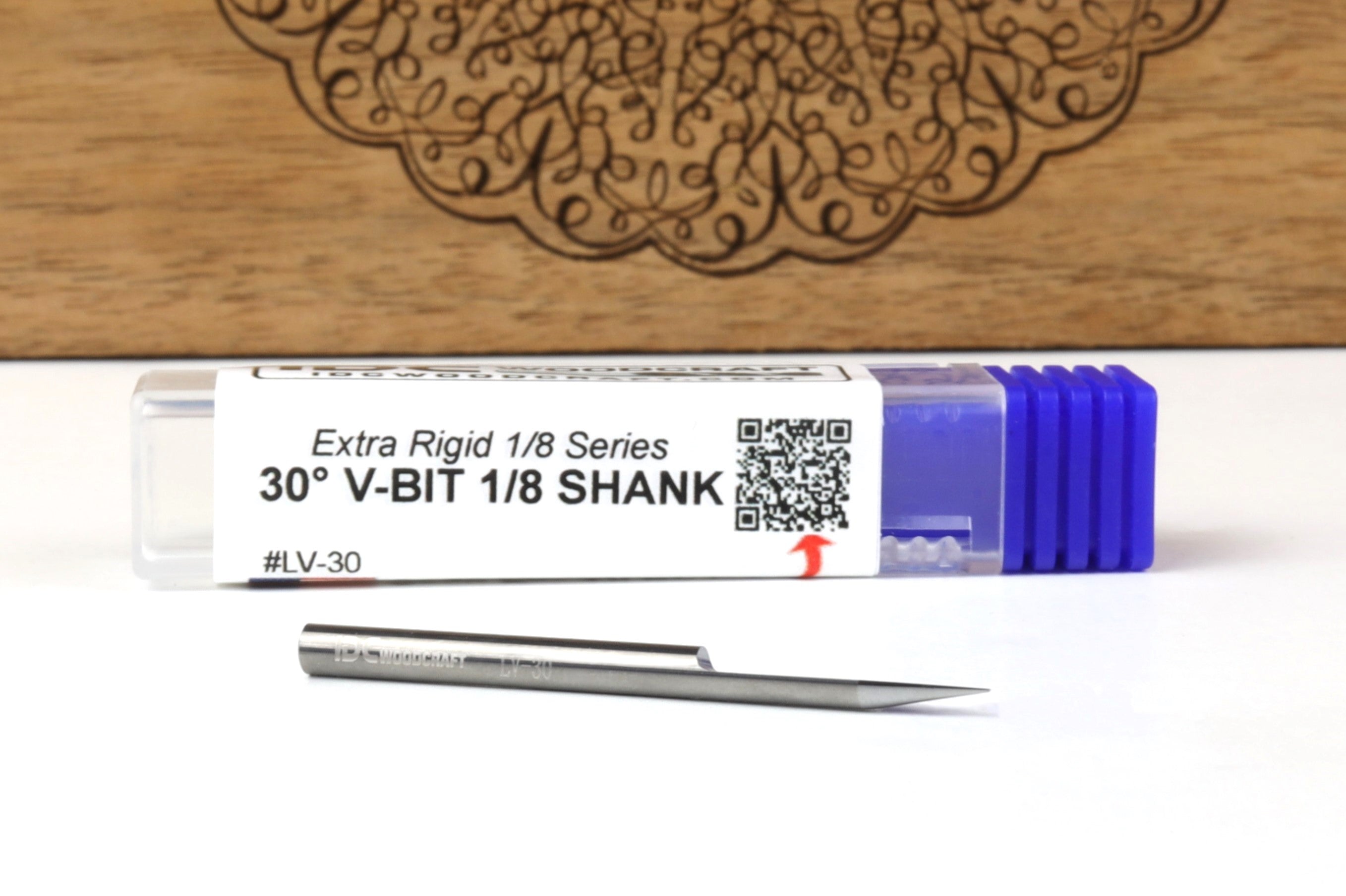 Deluxe 1/8 Shank 30 Degree Engraving V-Bit for CNC Routers – IDC Woodcraft