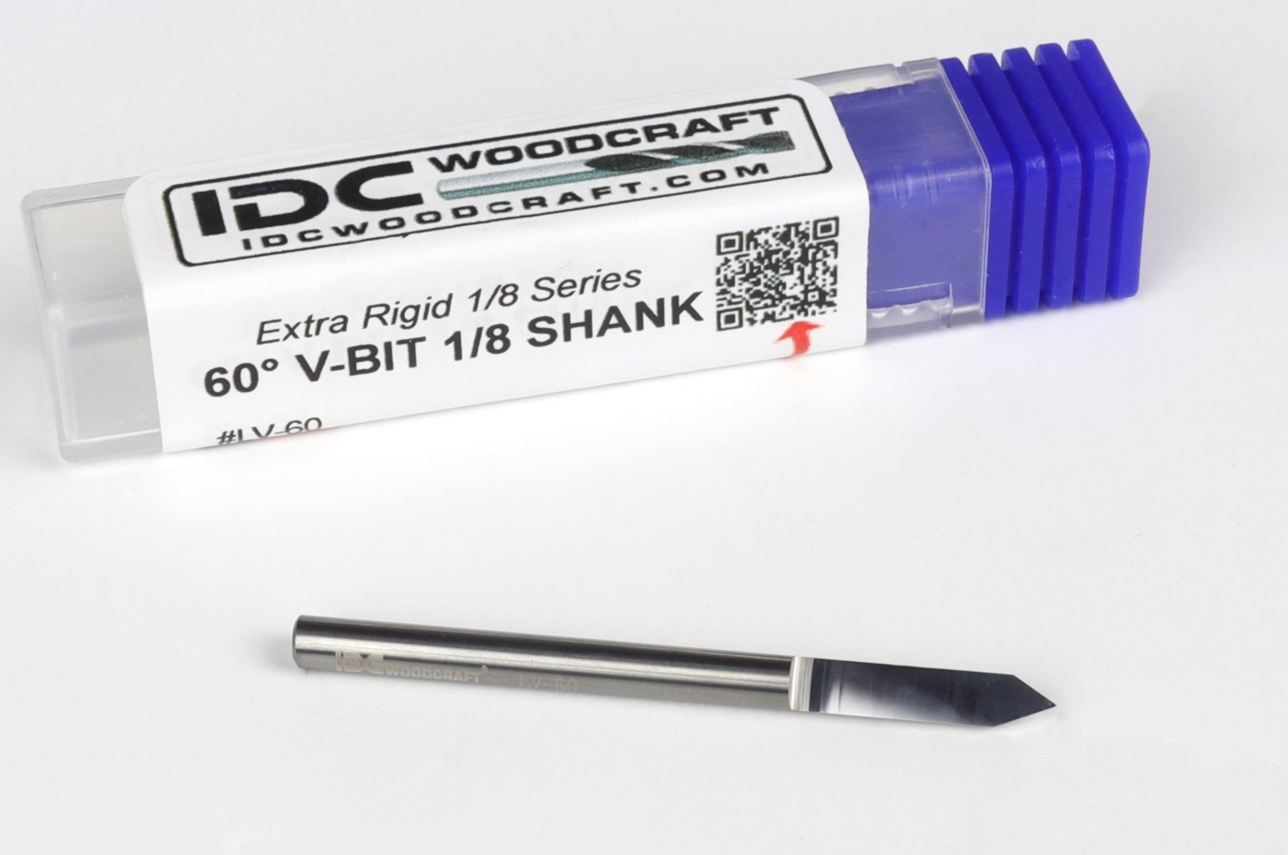 Deluxe 1/8 Shank 60 Degree Engraving V-Bit for CNC Routers – IDC Woodcraft