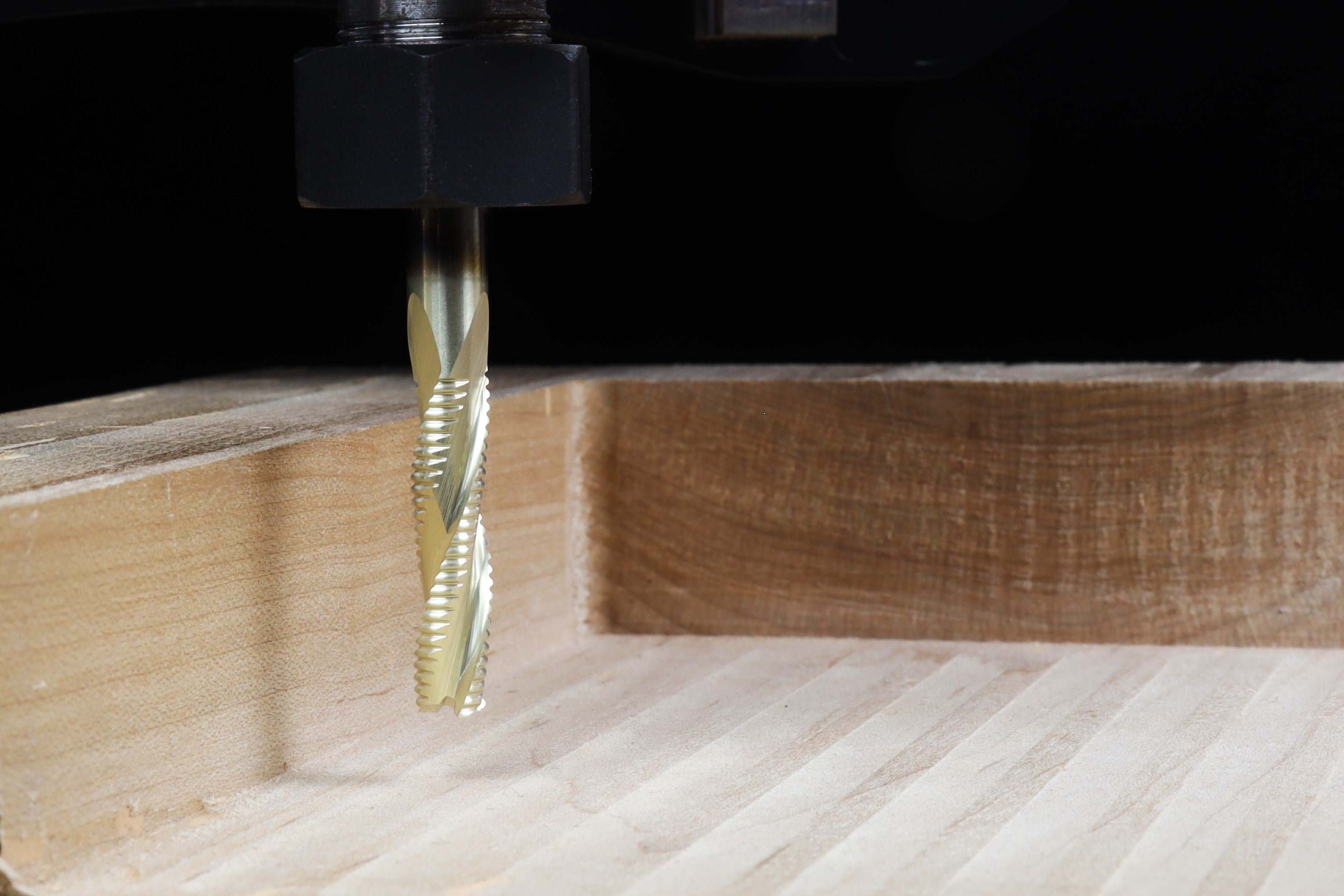 The "BEAST" 1/4 Hyper-Speed Roughing CNC Router Bit, 1/4 Shank