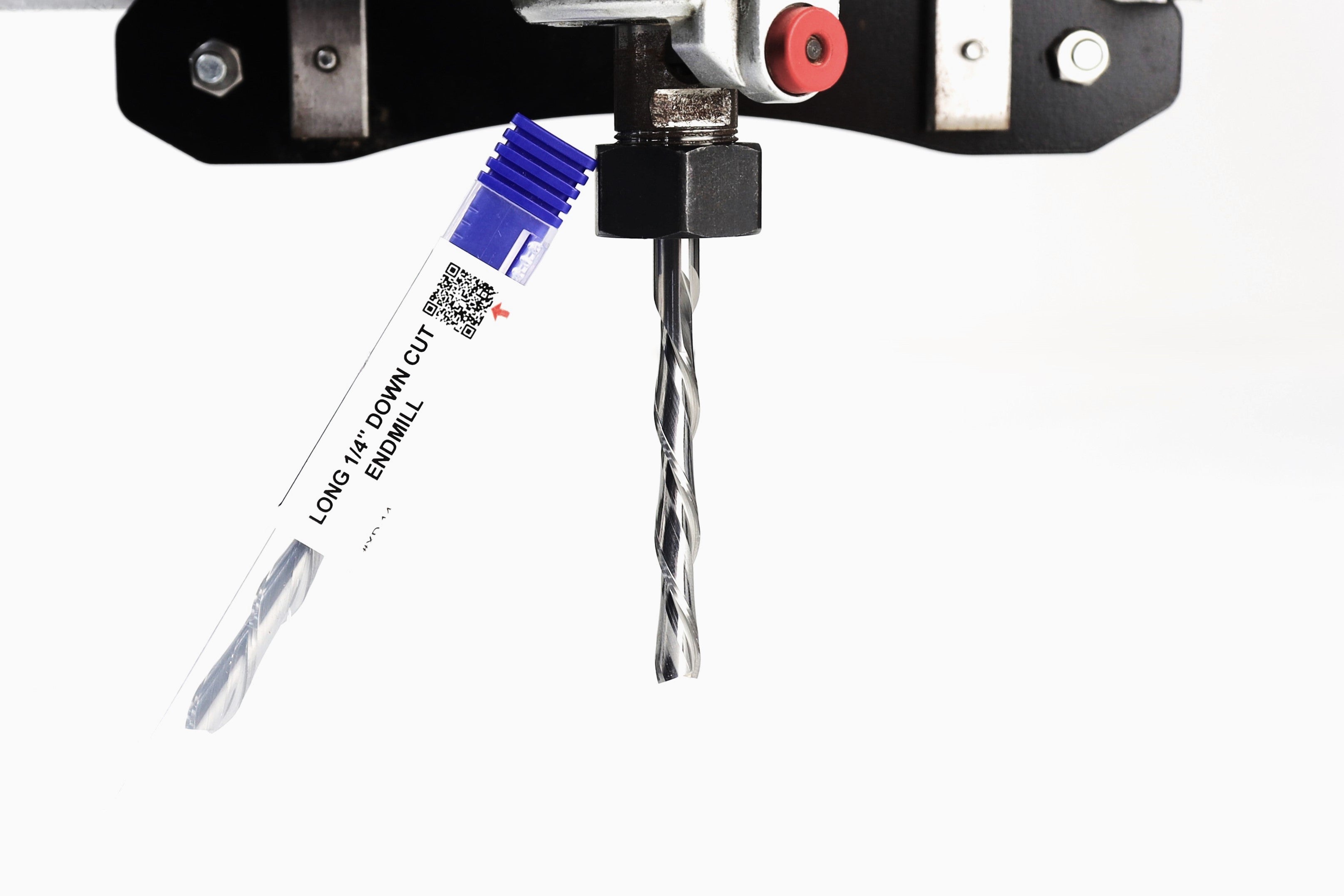 1/4" Dia. 2 Flute Downcut CNC Router Bit - 1/4" Shank - Yonico 32216-SC - Foto 2