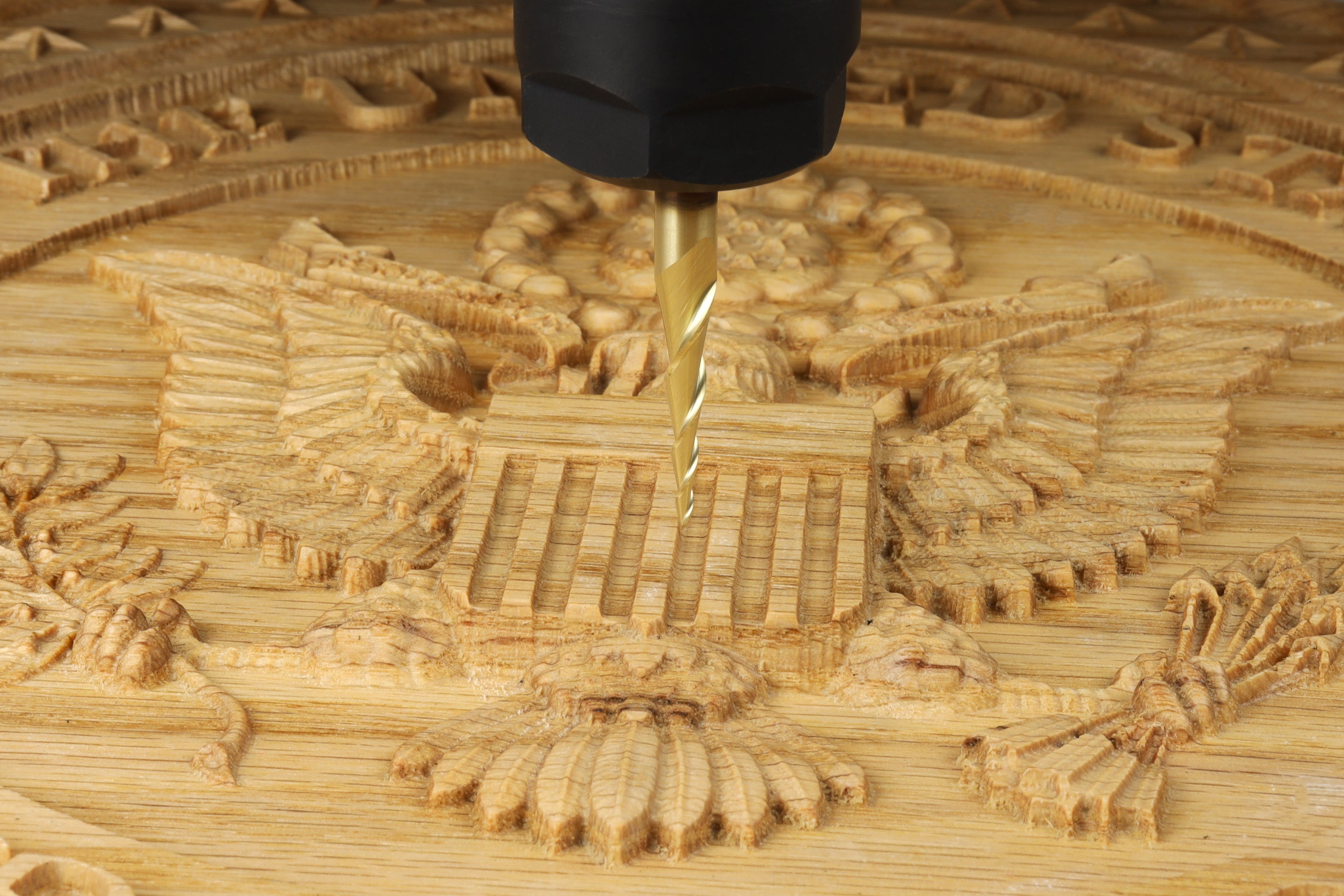 6° Long Tapered Ball Nose CNC Router Bit, Fine-Tip – Ideal for Rotary Carving & Cutting Board Inlays (¼” Shank)