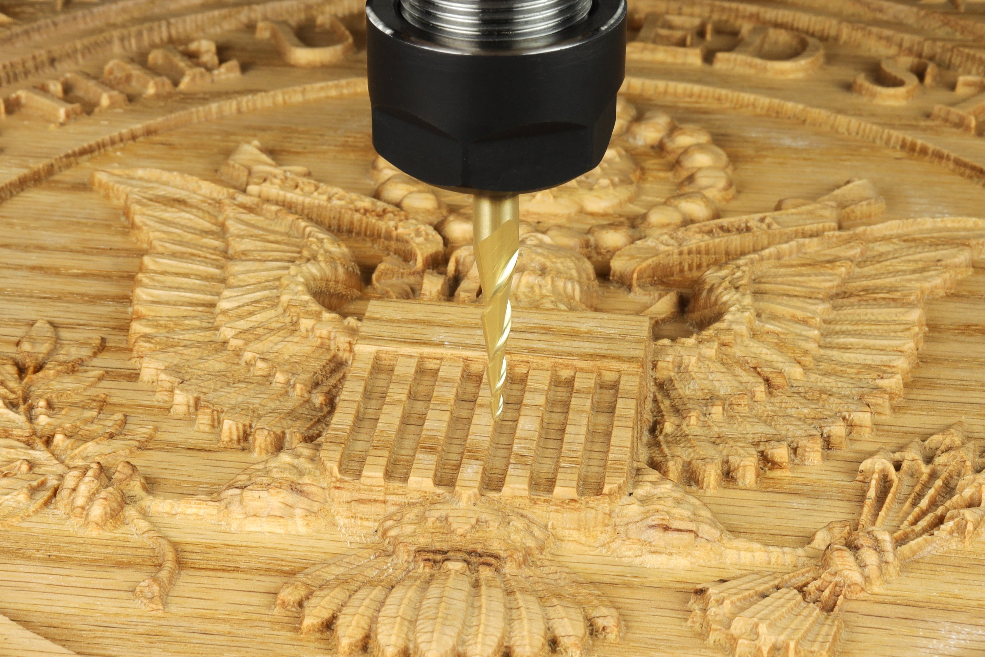 6° Long Tapered Ball Nose CNC Router Bit, Fine-Tip – Ideal for Rotary Carving & Cutting Board Inlays (¼” Shank)