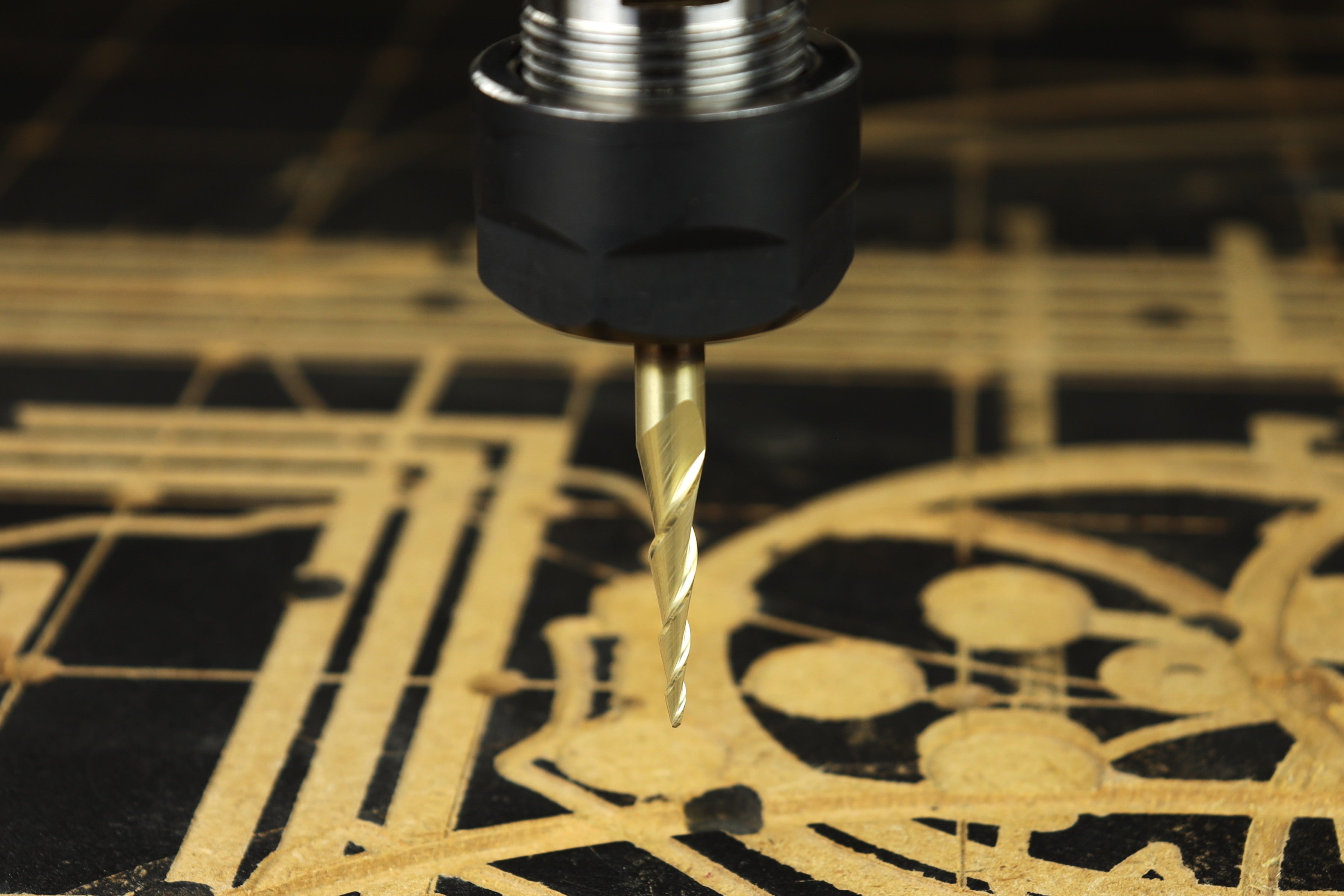 6° Long Tapered Ball Nose CNC Router Bit, Fine-Tip – Ideal for Rotary Carving & Cutting Board Inlays (¼” Shank)