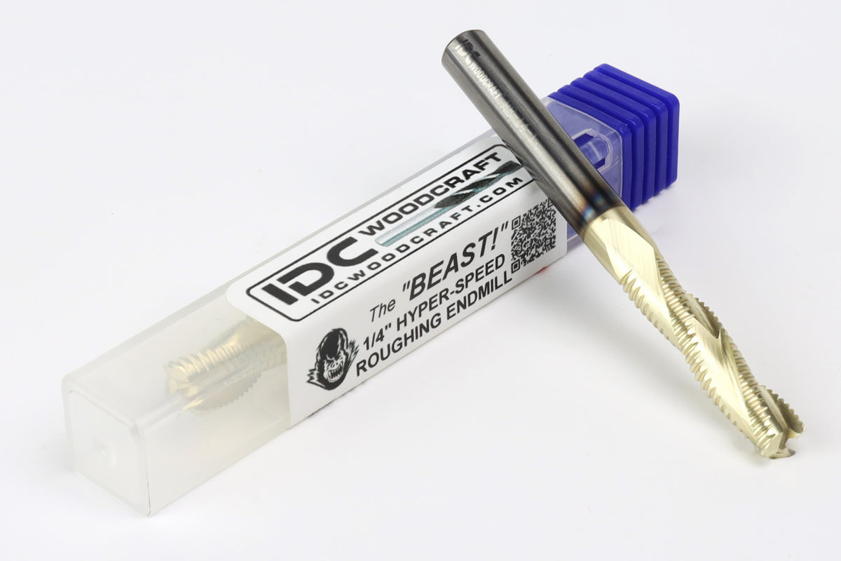 The Best 1/4" roughing end mill bit