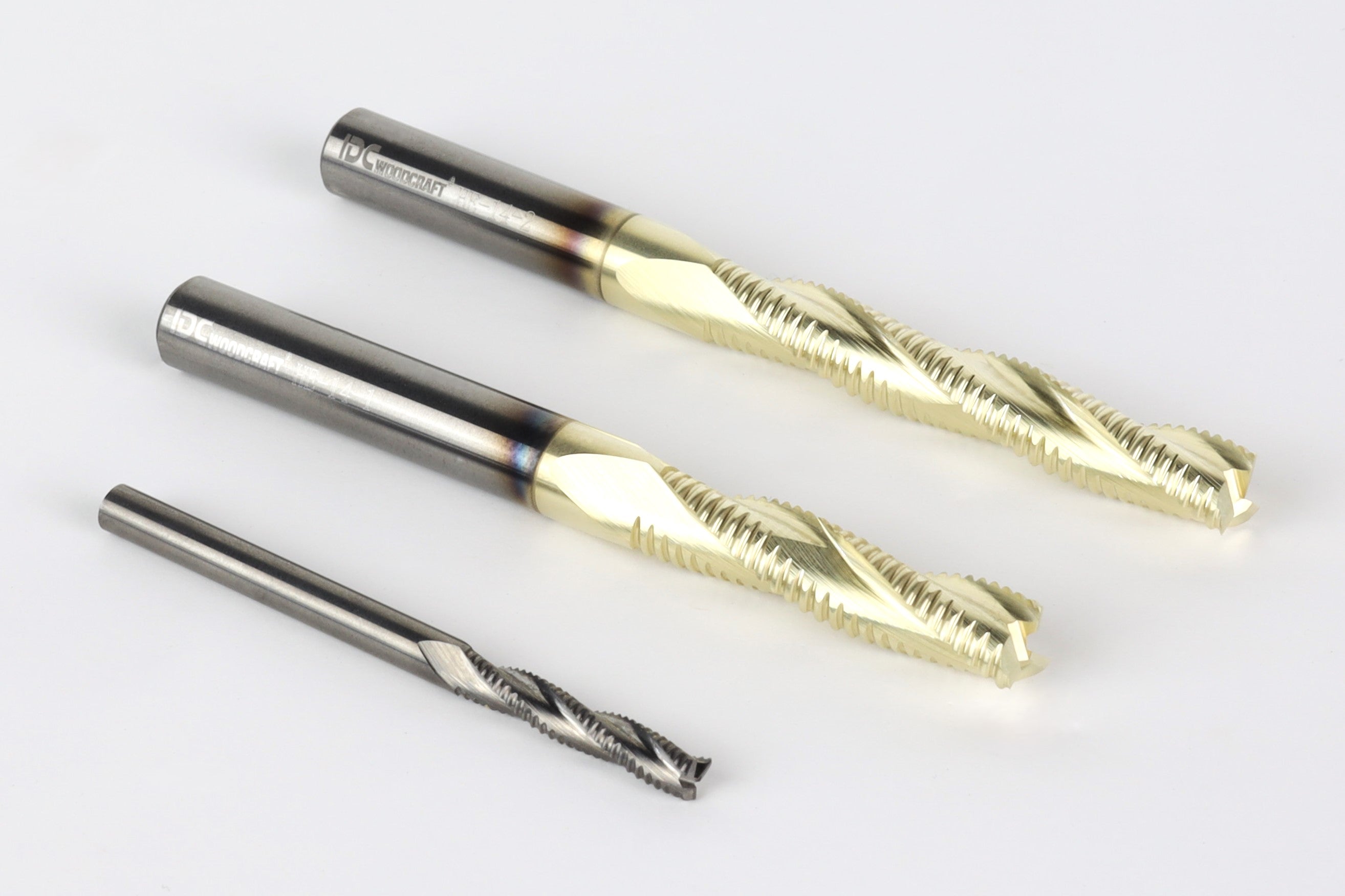 BEAST-BADGER-HOG Full Set, 3 High-Speed Roughing CNC Router Bits, 1/8 ...