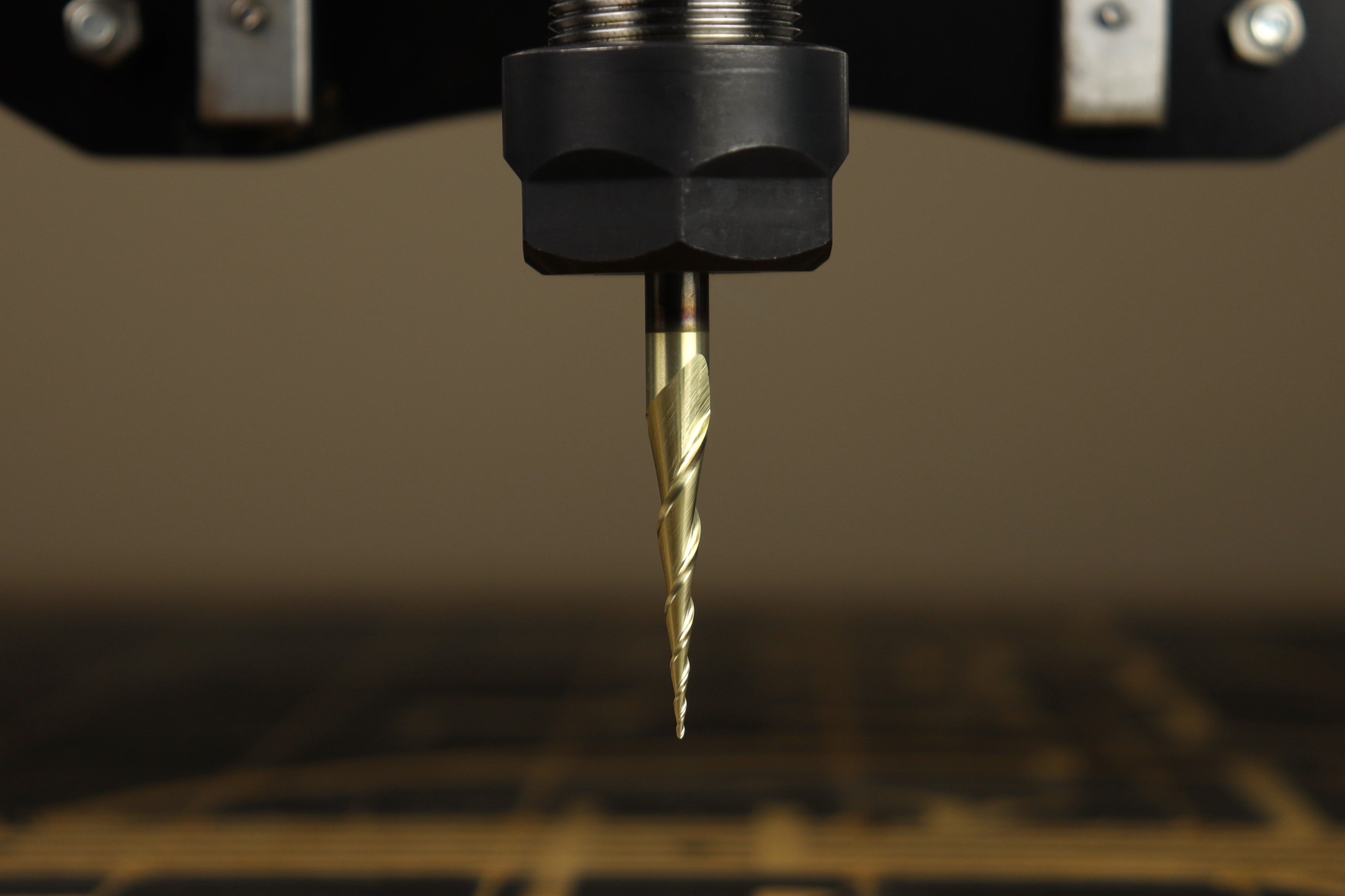 6° Long Tapered Ball Nose CNC Router Bit, Ultra-Fine Tip – Ideal for Rotary Carving & Cutting Board Inlays (¼” Shank)