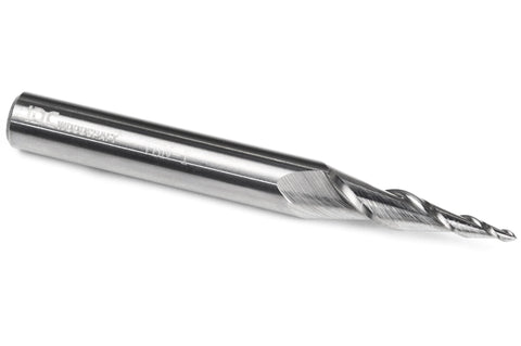 Ultra-Fine Detail Tapered Ball Nose Bit for CNC 3D Carving, 1/4" Shank