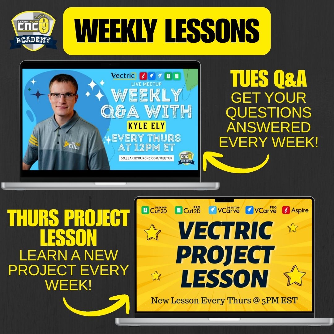 Learn Your CNC - Live Vectric Group Training Community
