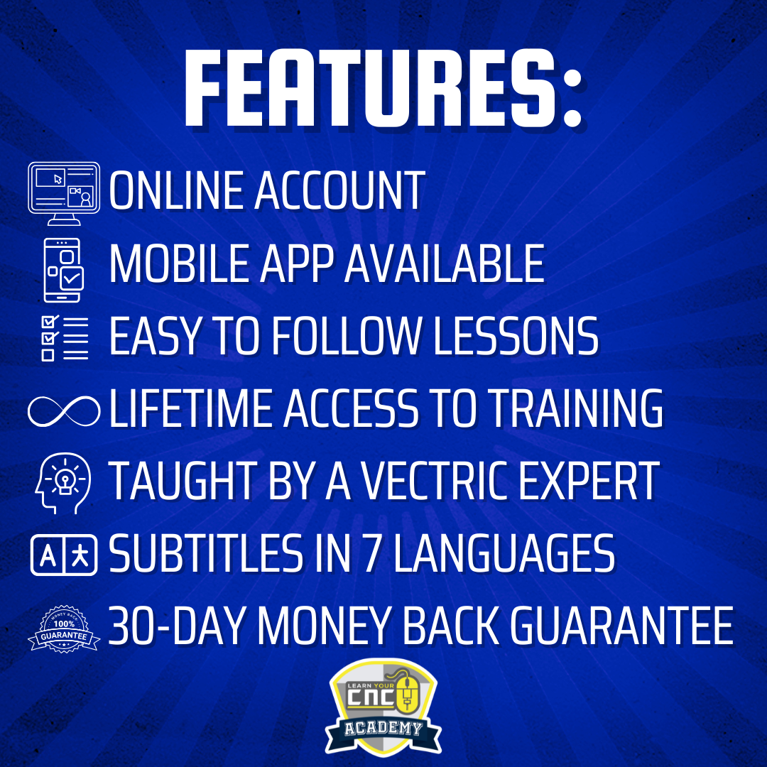 Learn Your CNC - VCarve Master Training Course