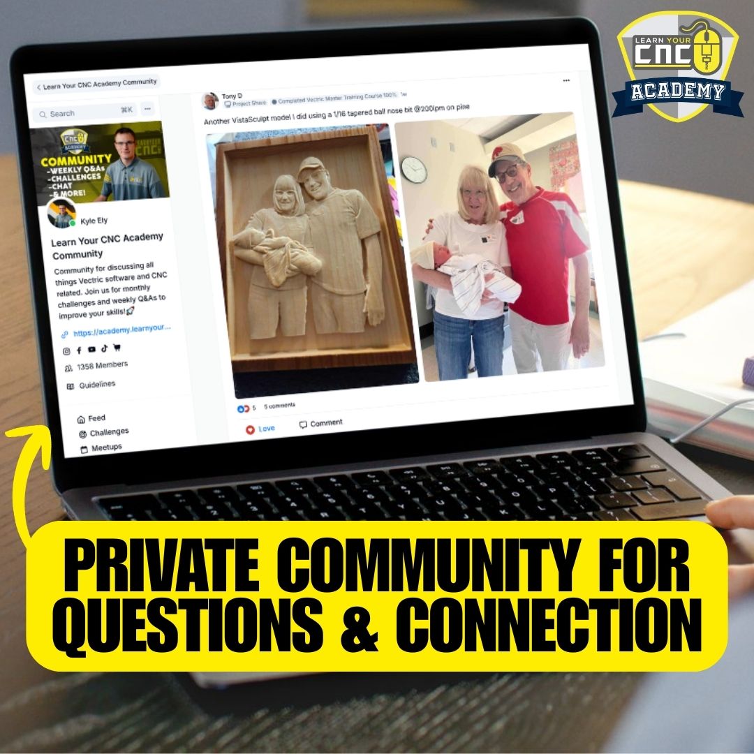 Learn Your CNC - Live Vectric Group Training Community
