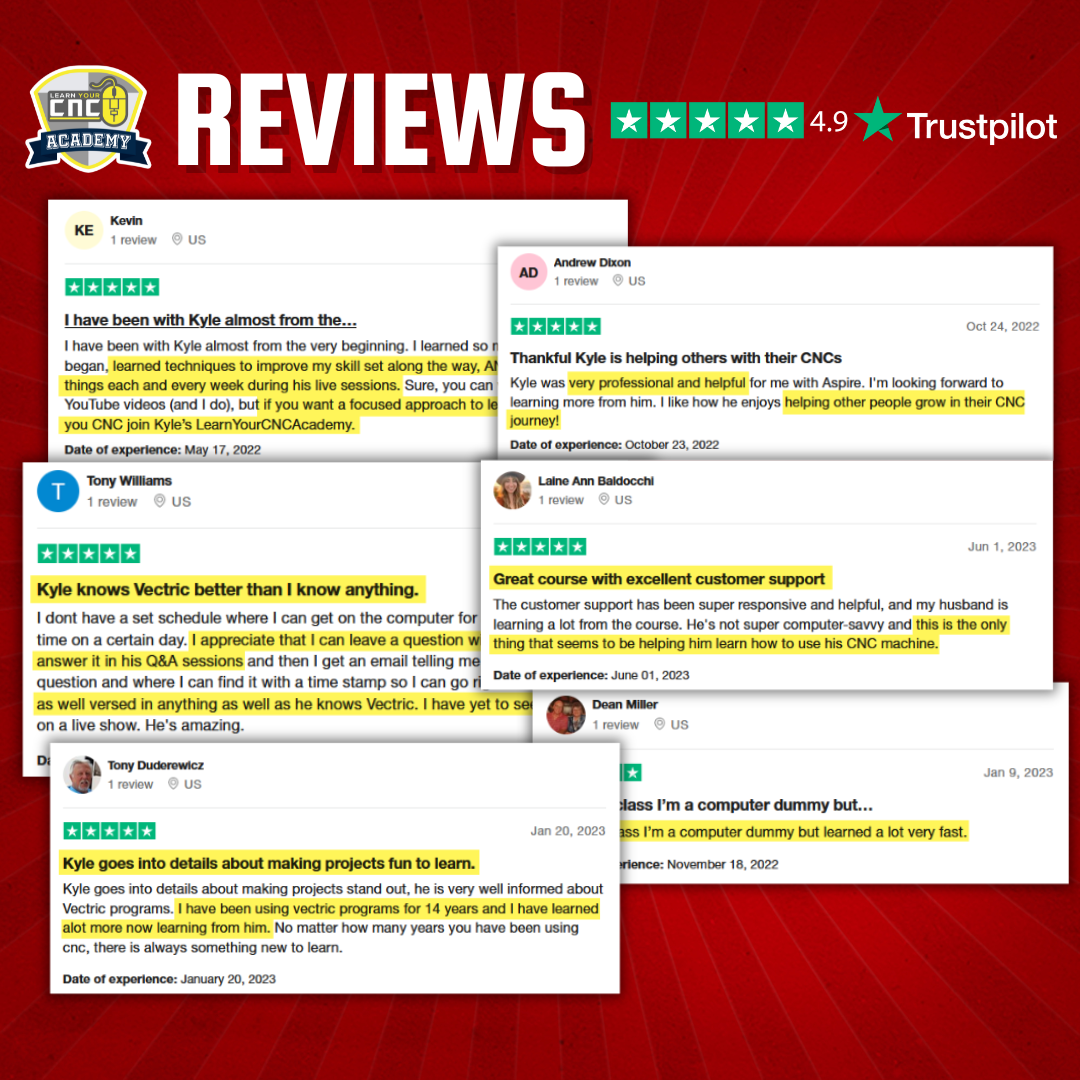 Learn Your CNC - Aspire Master Training Course